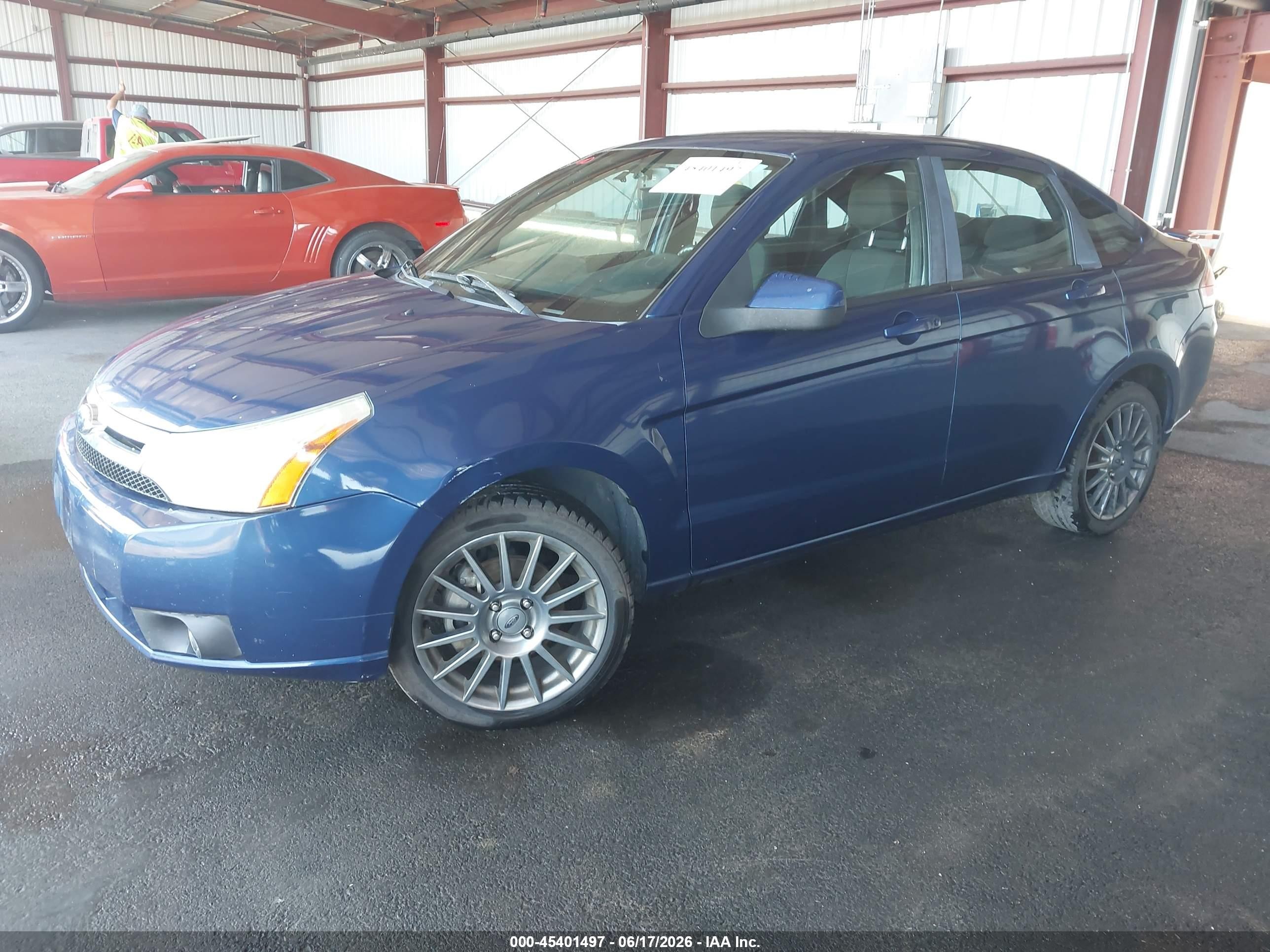 2009 Ford Focus Ses Синий vin: 1FAHP36N99W159540