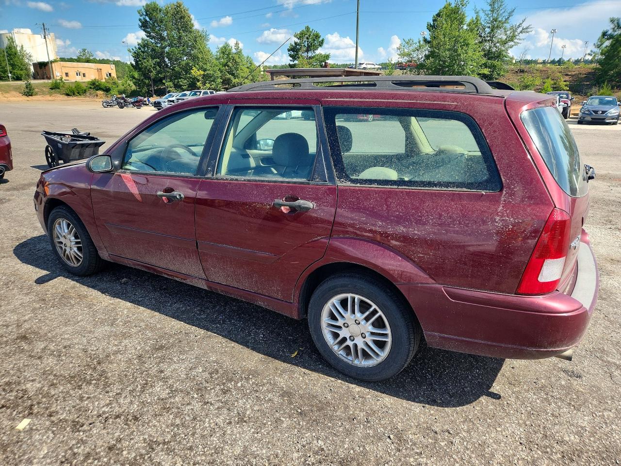 2006 Ford Focus Burgundy vin: 1FAHP36NX6W122671