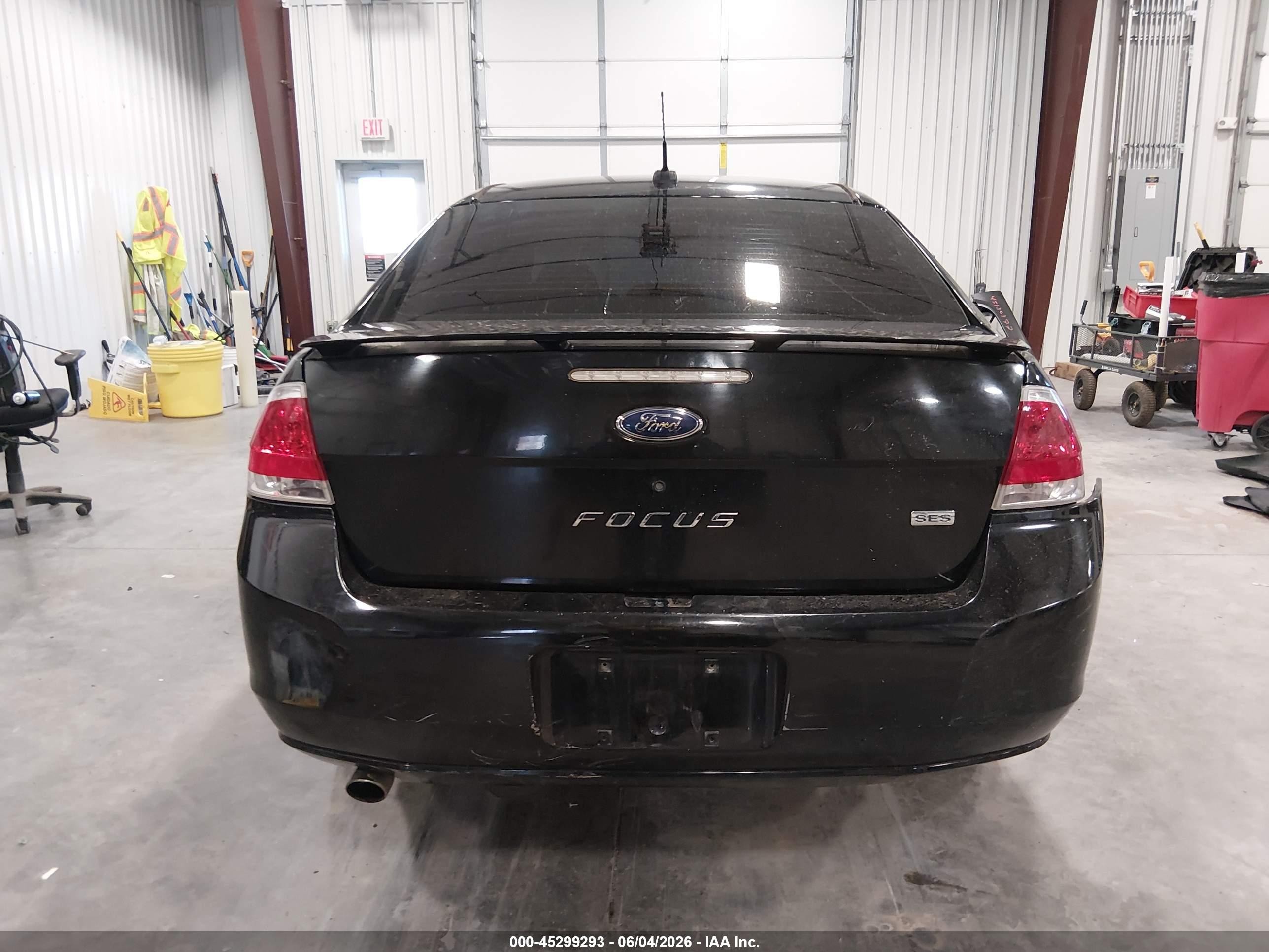 2009 Ford Focus Ses Black vin: 1FAHP36NX9W106667