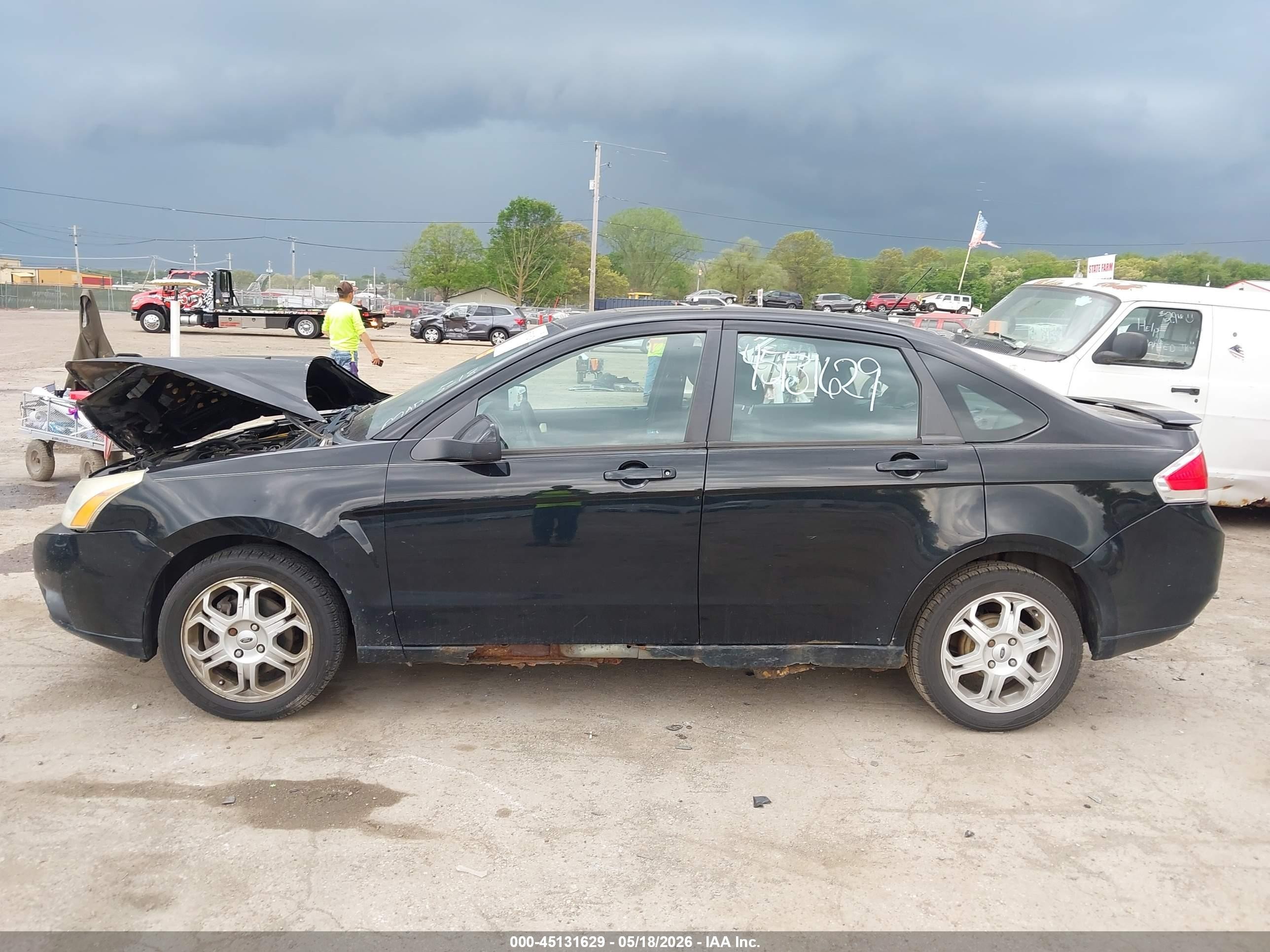 2009 Ford Focus Ses Черный vin: 1FAHP36NX9W132038