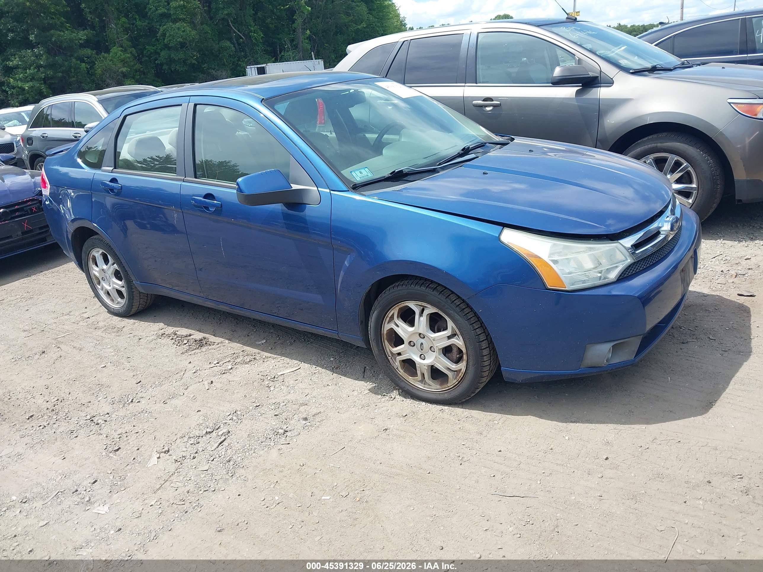 2009 Ford Focus Ses Blue vin: 1FAHP36NX9W134694