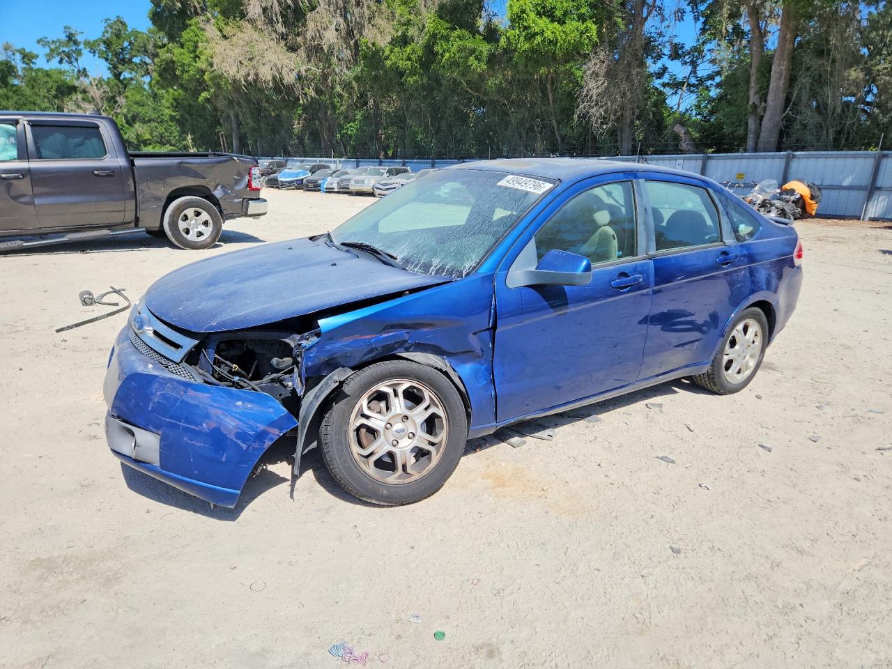 2009 Ford Focus Blue vin: 1FAHP36NX9W150720