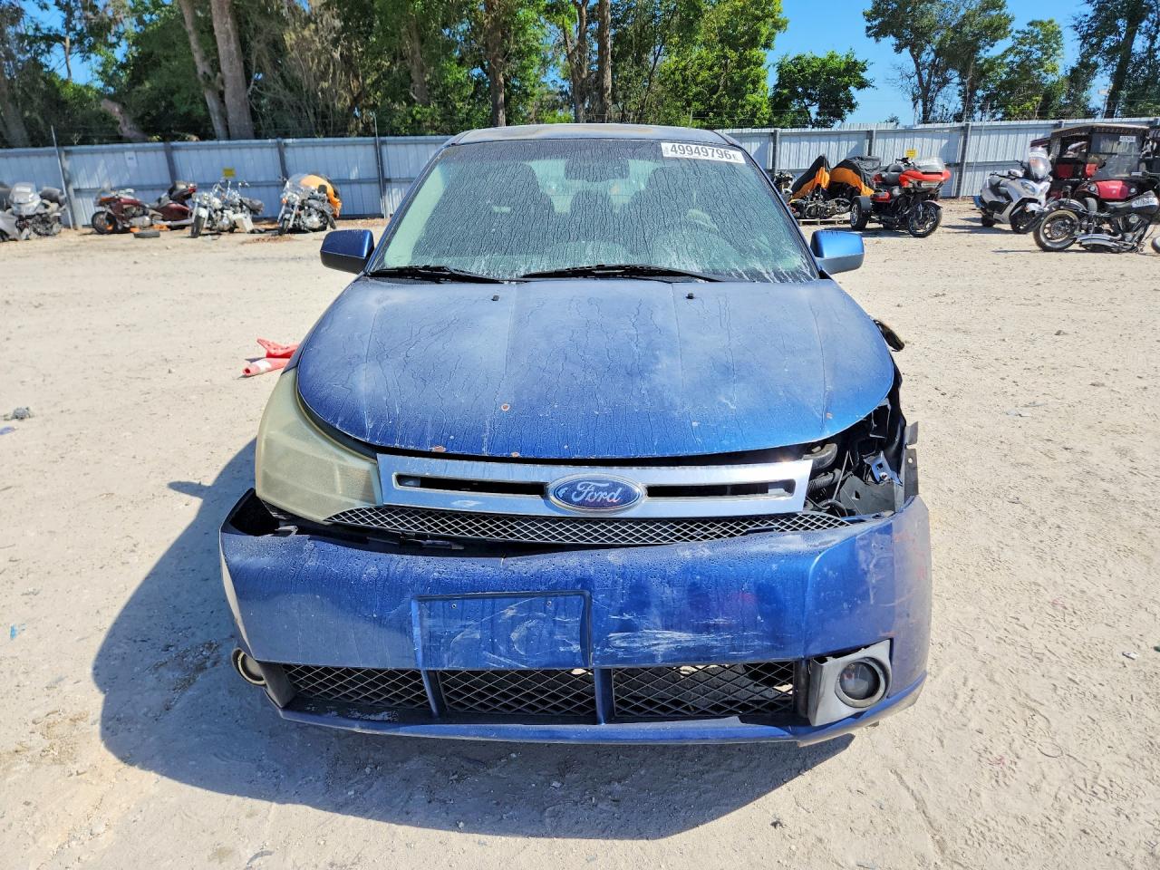 2009 Ford Focus Blue vin: 1FAHP36NX9W150720