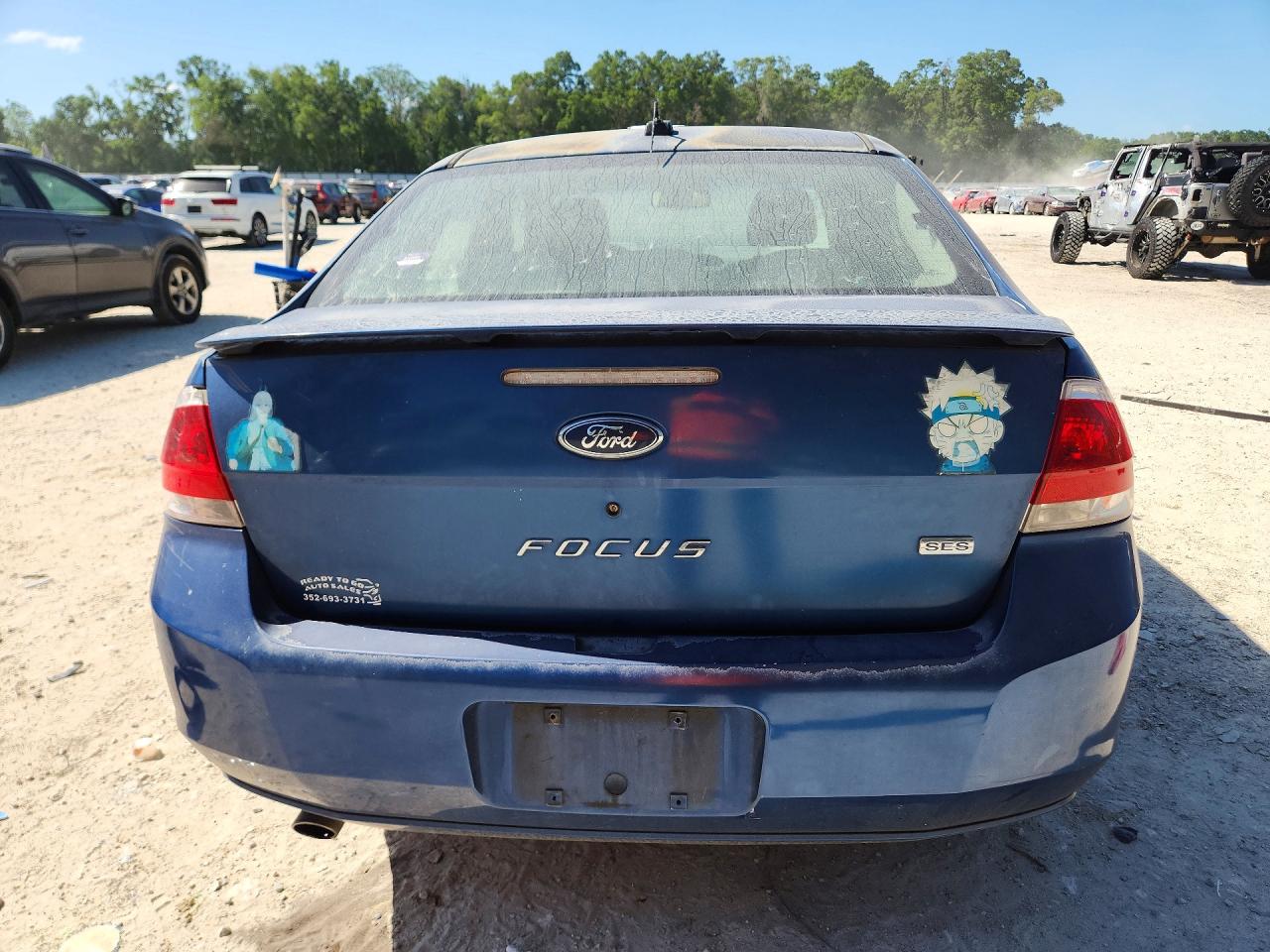 2009 Ford Focus Blue vin: 1FAHP36NX9W150720