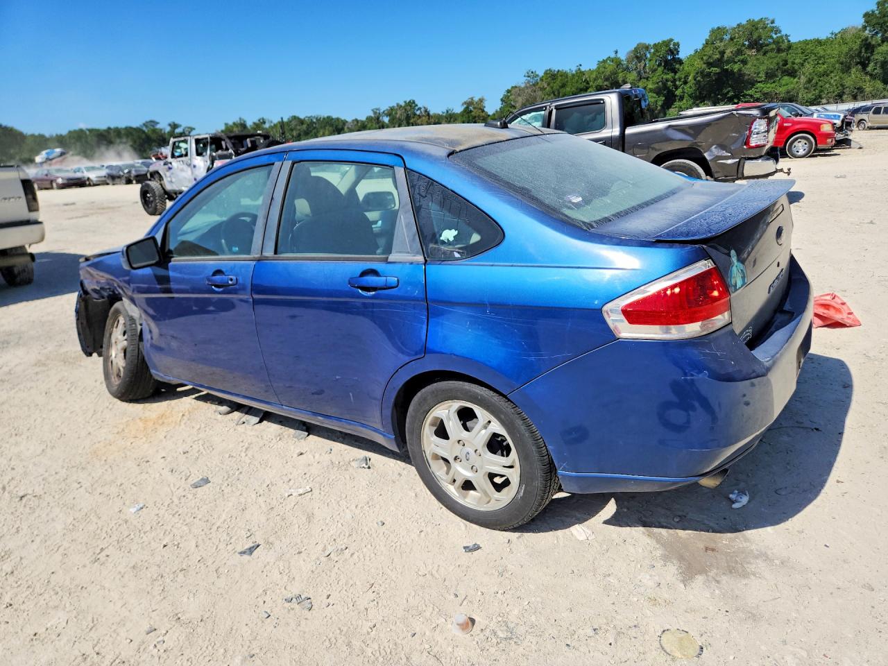 2009 Ford Focus Blue vin: 1FAHP36NX9W150720