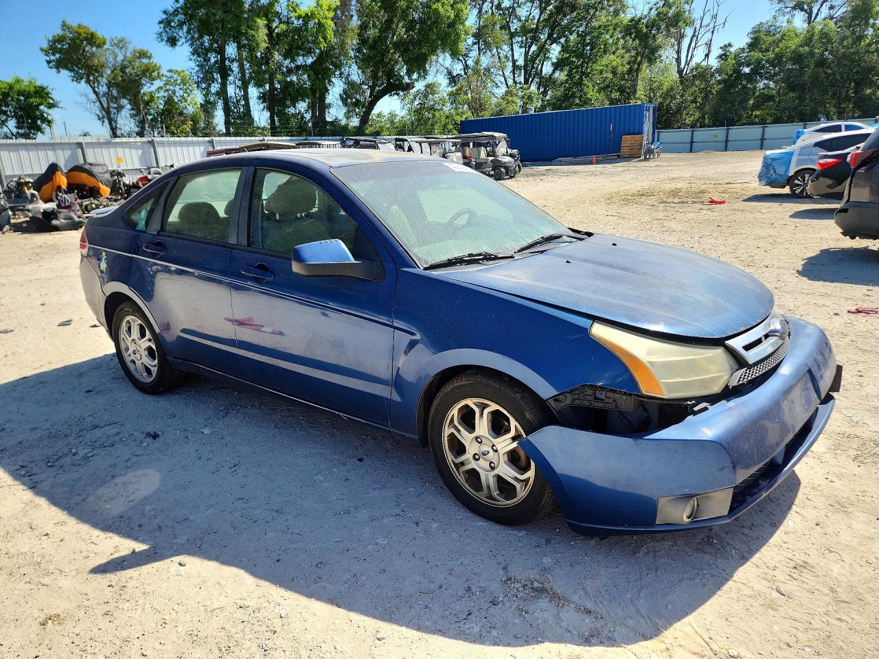 2009 Ford Focus Blue vin: 1FAHP36NX9W150720