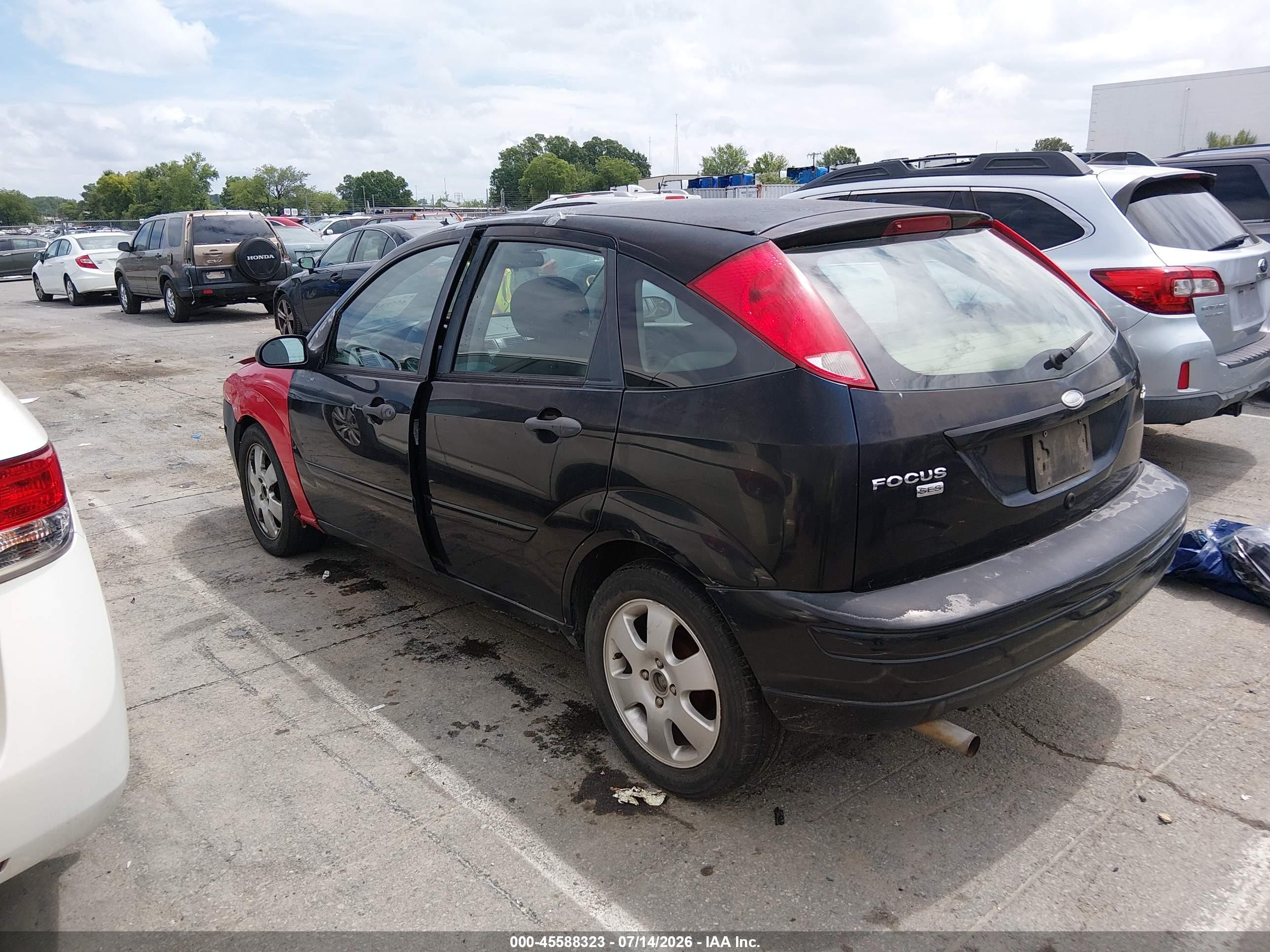 2006 Ford Focus Zx5 Blue vin: 1FAHP37N06W221885
