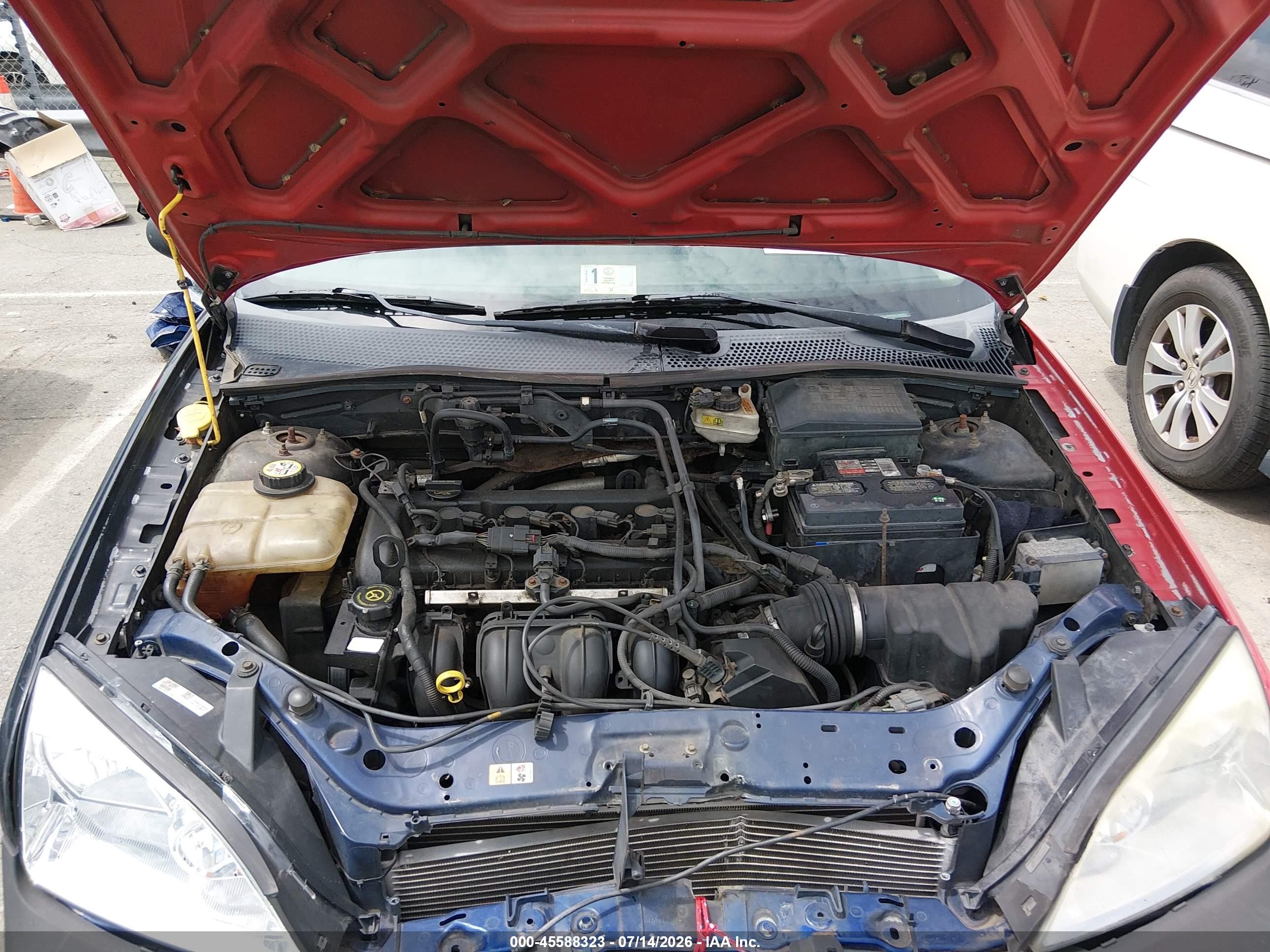 2006 Ford Focus Zx5 Blue vin: 1FAHP37N06W221885