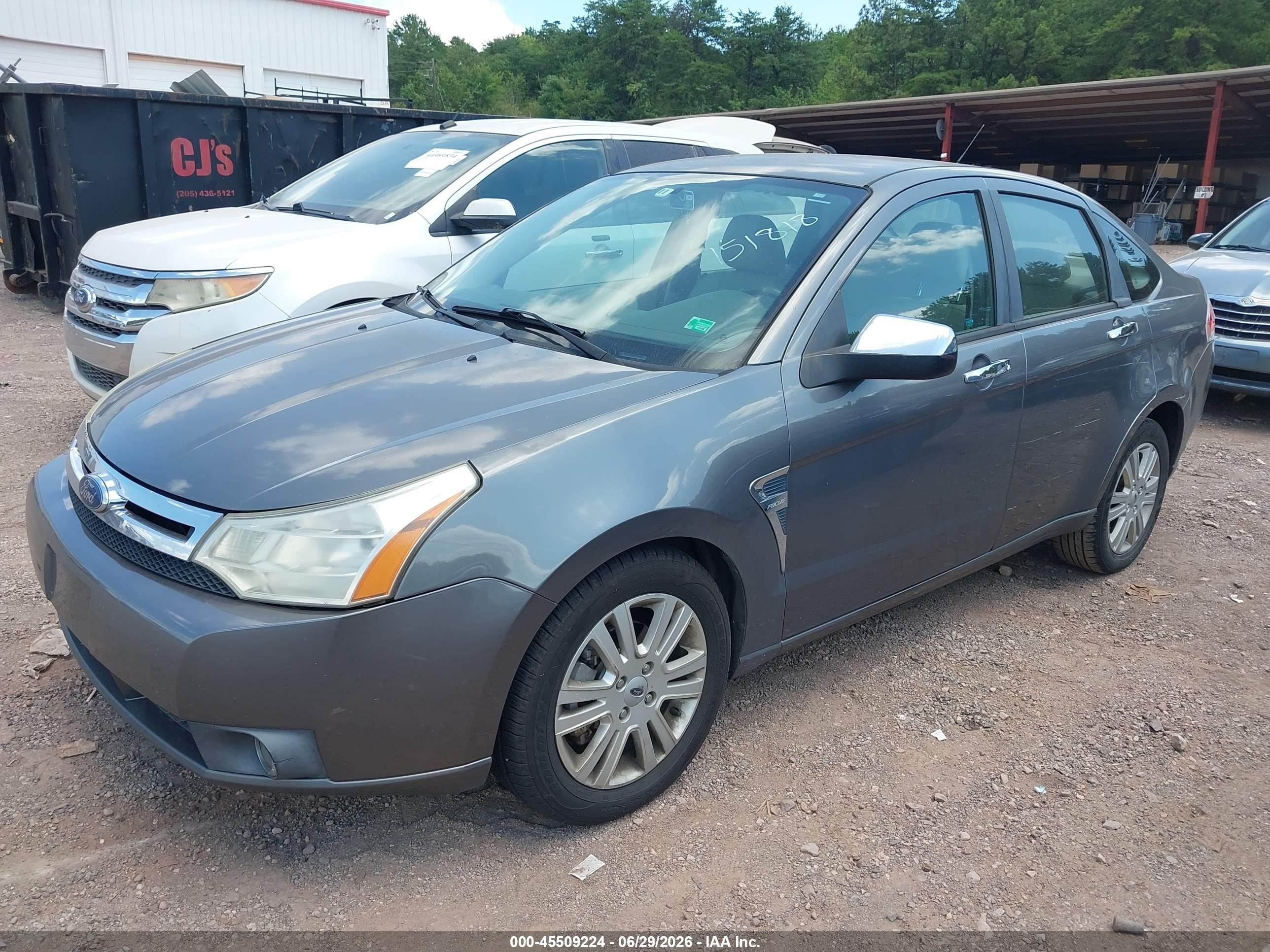 2009 Ford Focus Sel Gray vin: 1FAHP37N19W151818