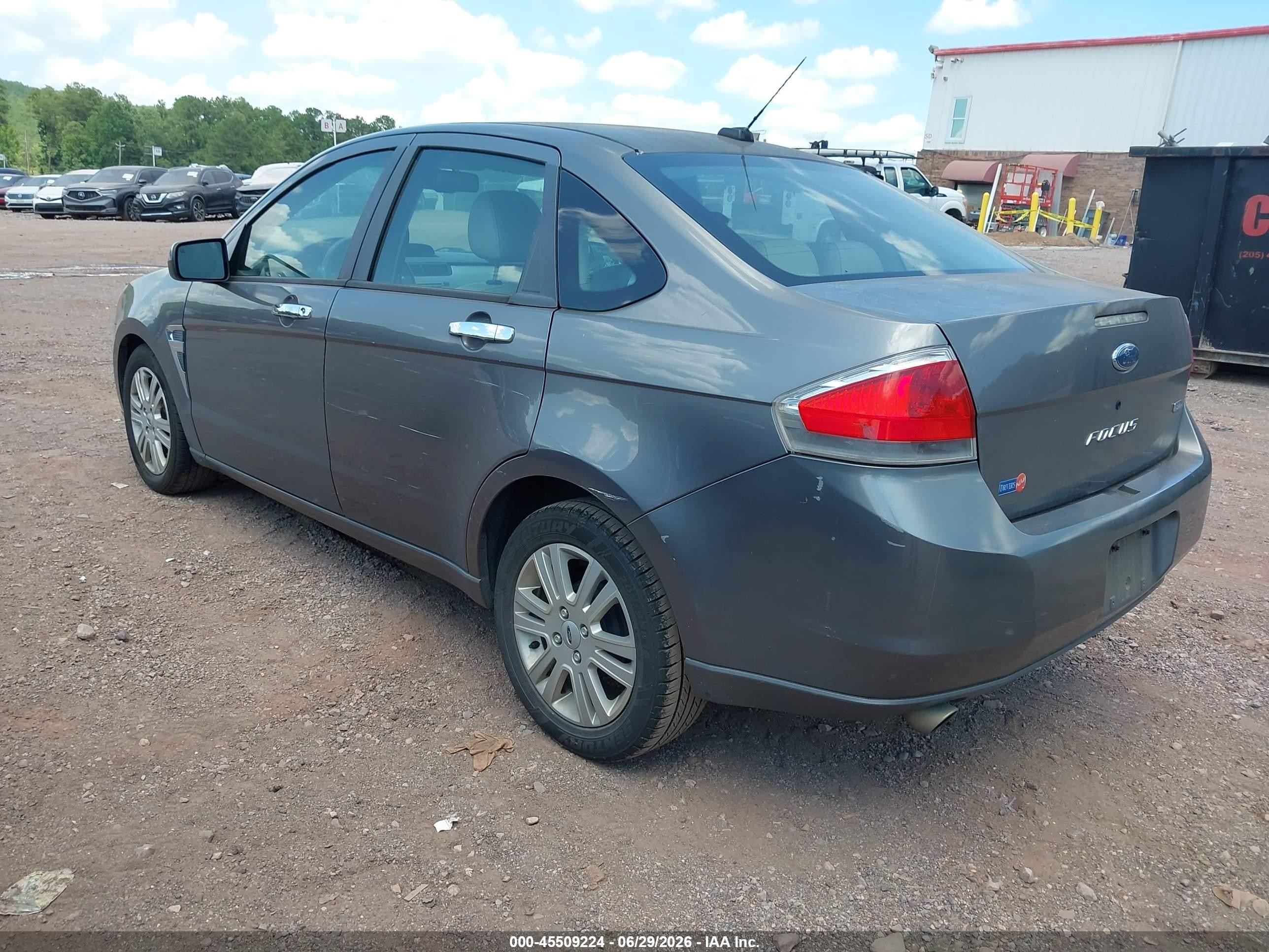 2009 Ford Focus Sel Gray vin: 1FAHP37N19W151818