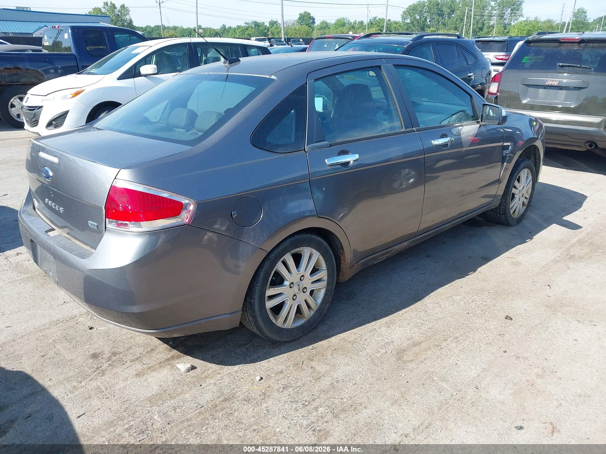 2009 Ford Focus Sel Gray vin: 1FAHP37N39W119372