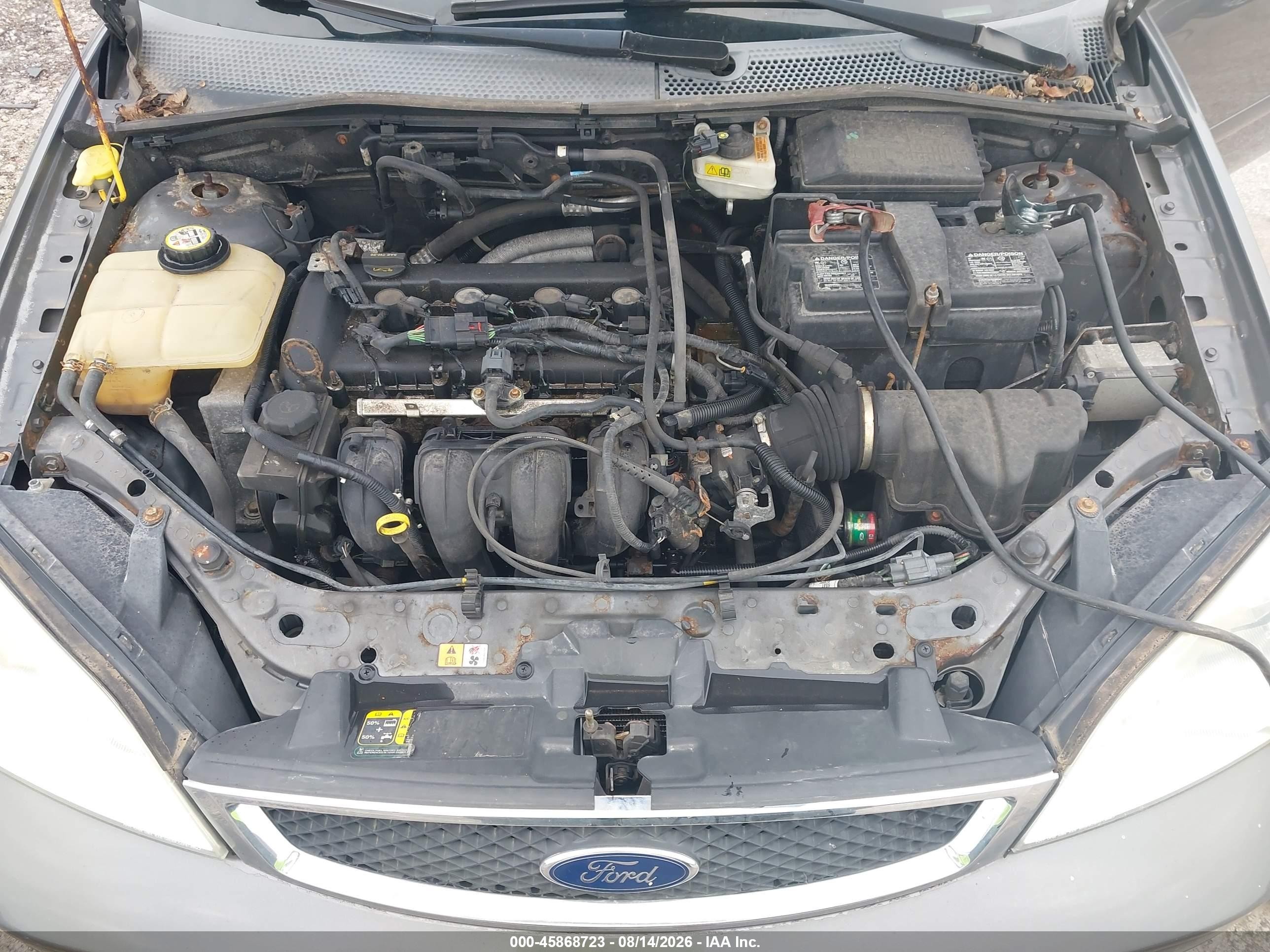 2007 Ford Focus S/se/ses Gray vin: 1FAHP37N57W146196