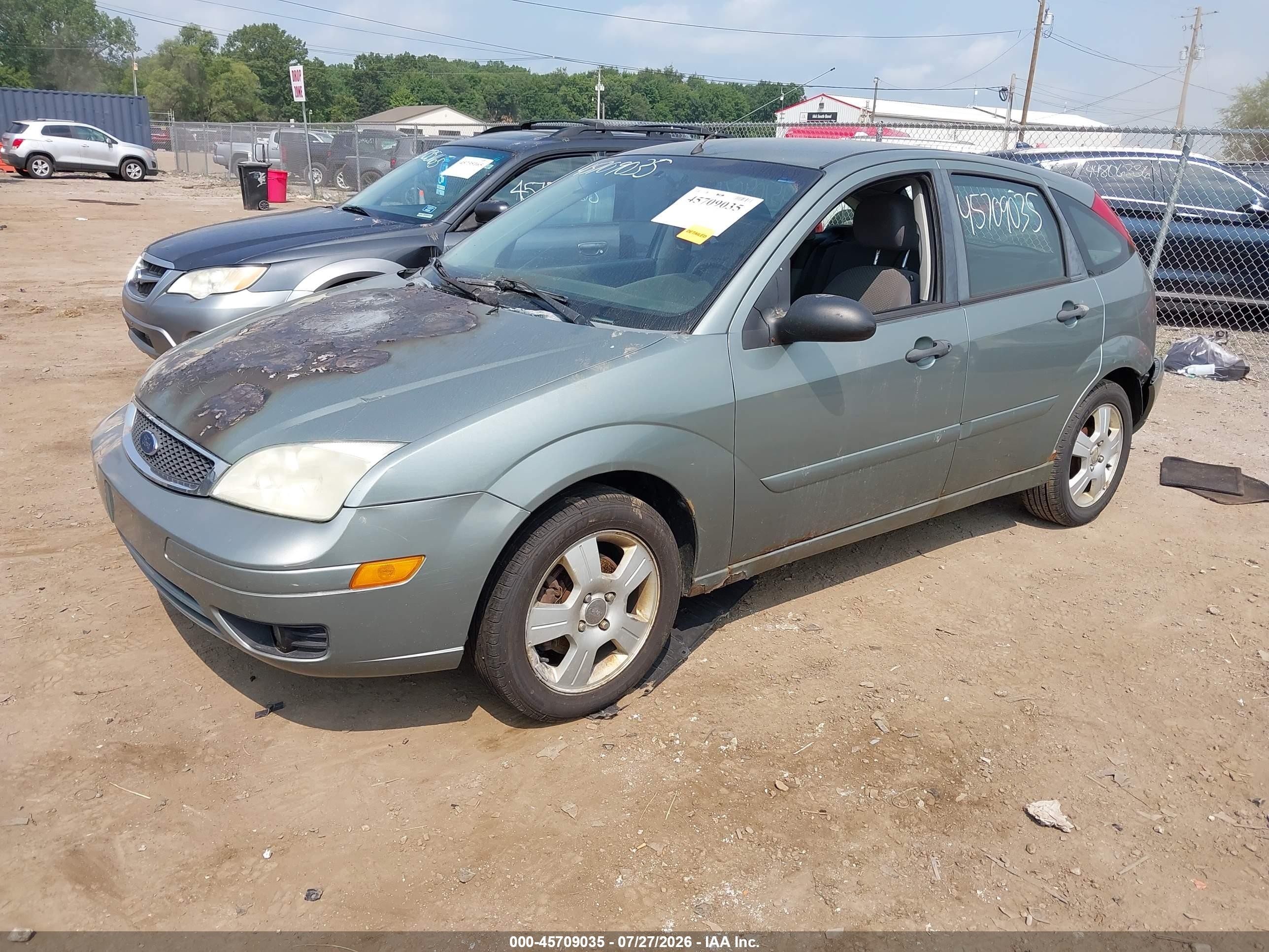 2006 Ford Focus Zx5 Бирюзовый vin: 1FAHP37N66W210759