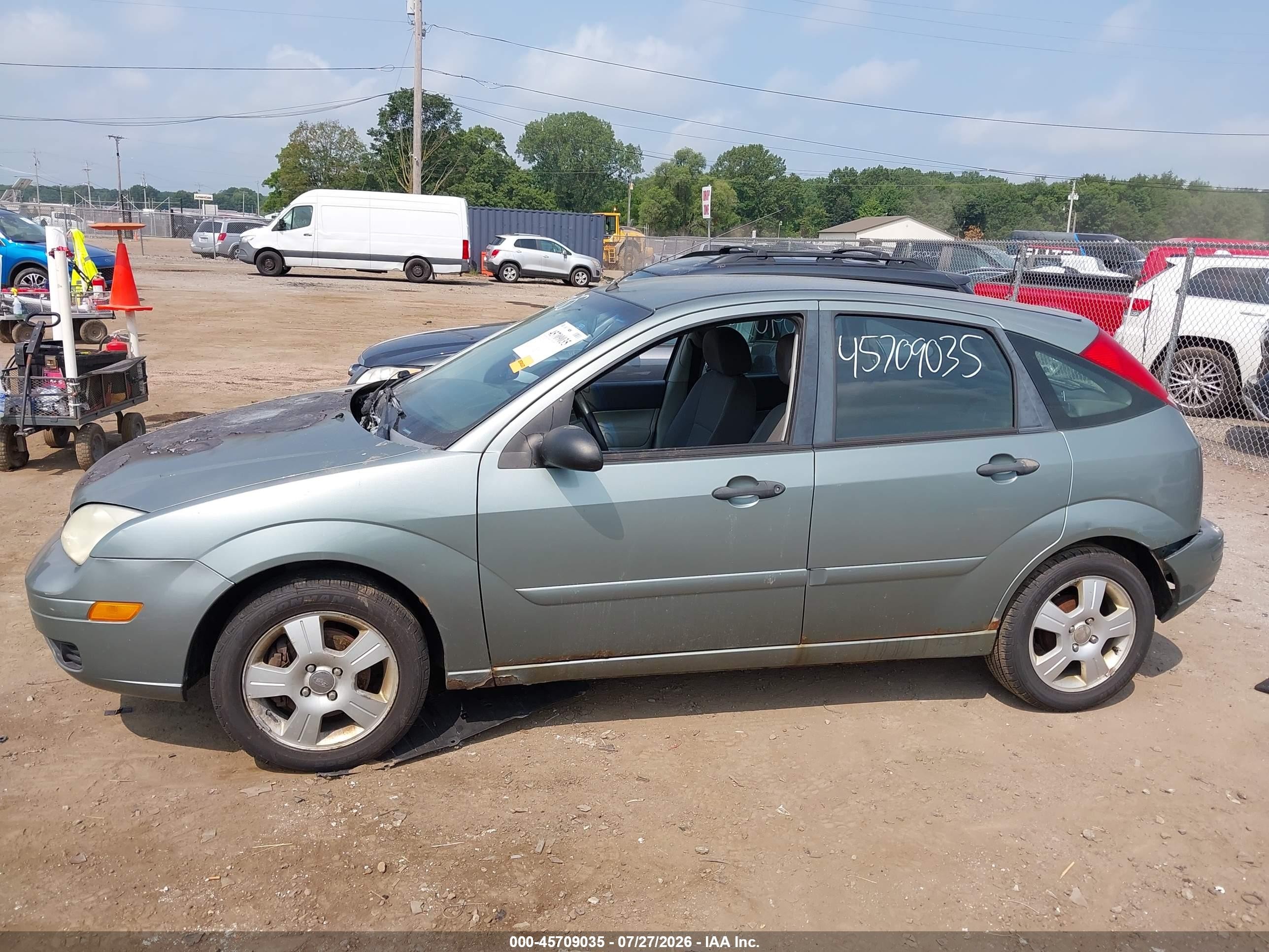 2006 Ford Focus Zx5 Бирюзовый vin: 1FAHP37N66W210759