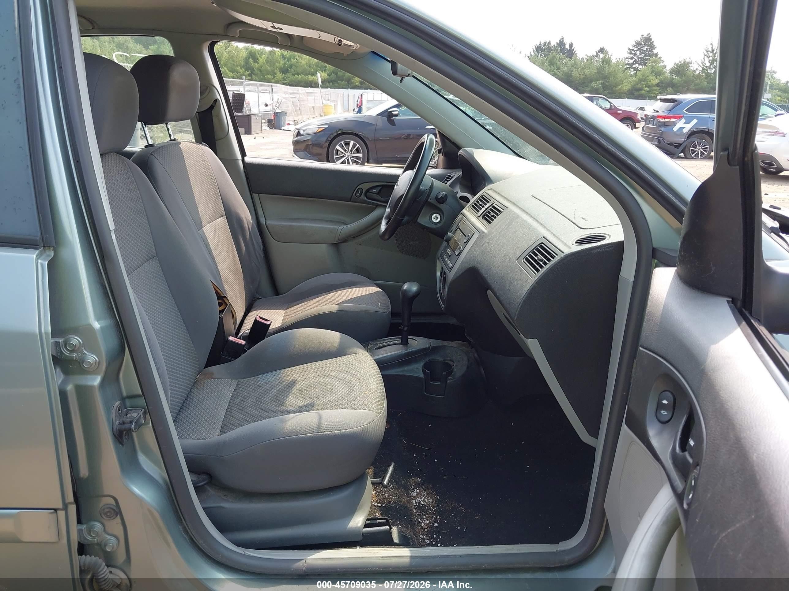 2006 Ford Focus Zx5 Бирюзовый vin: 1FAHP37N66W210759