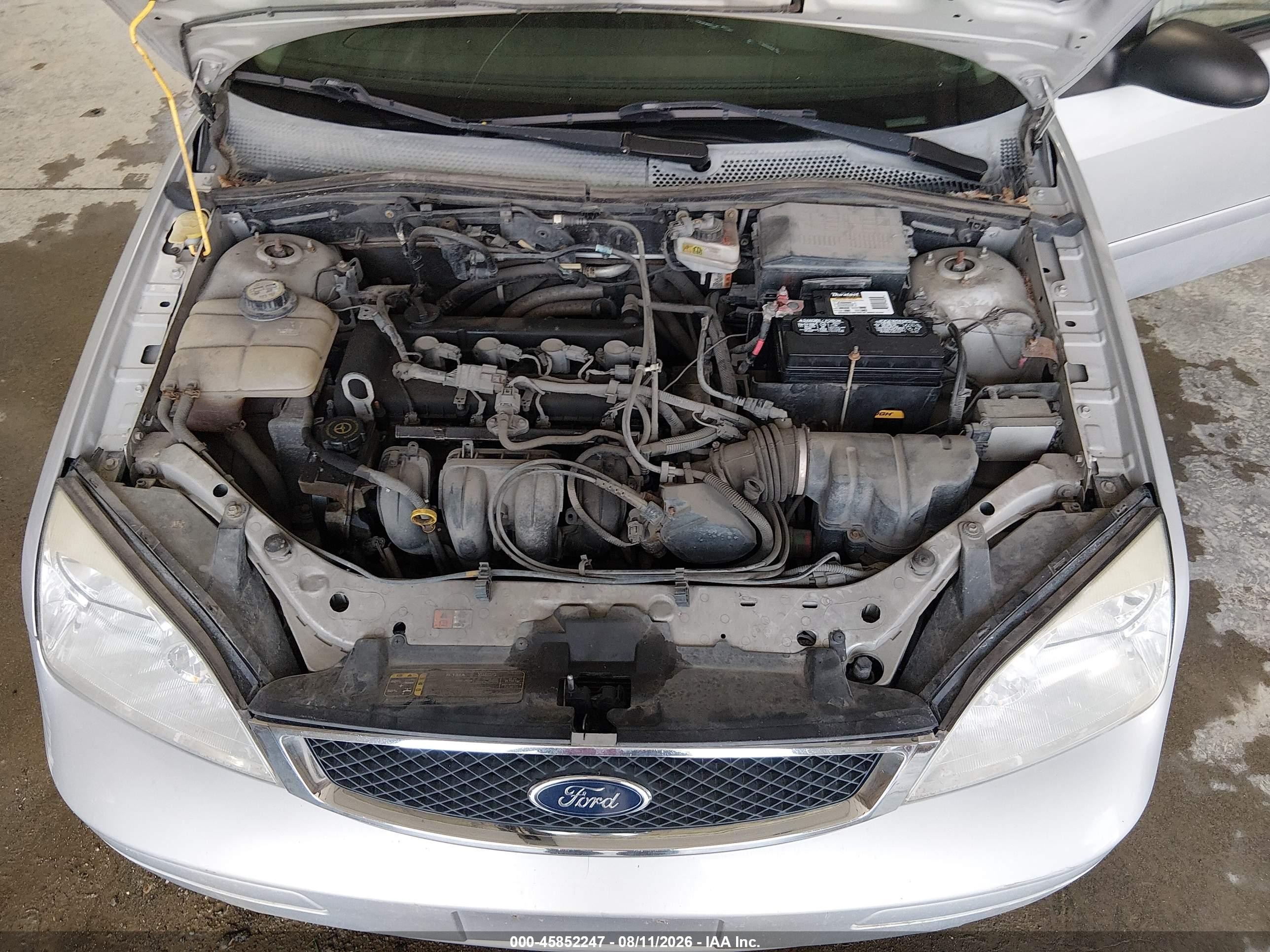 2007 Ford Focus S/se/ses Серебряный vin: 1FAHP37N77W243531