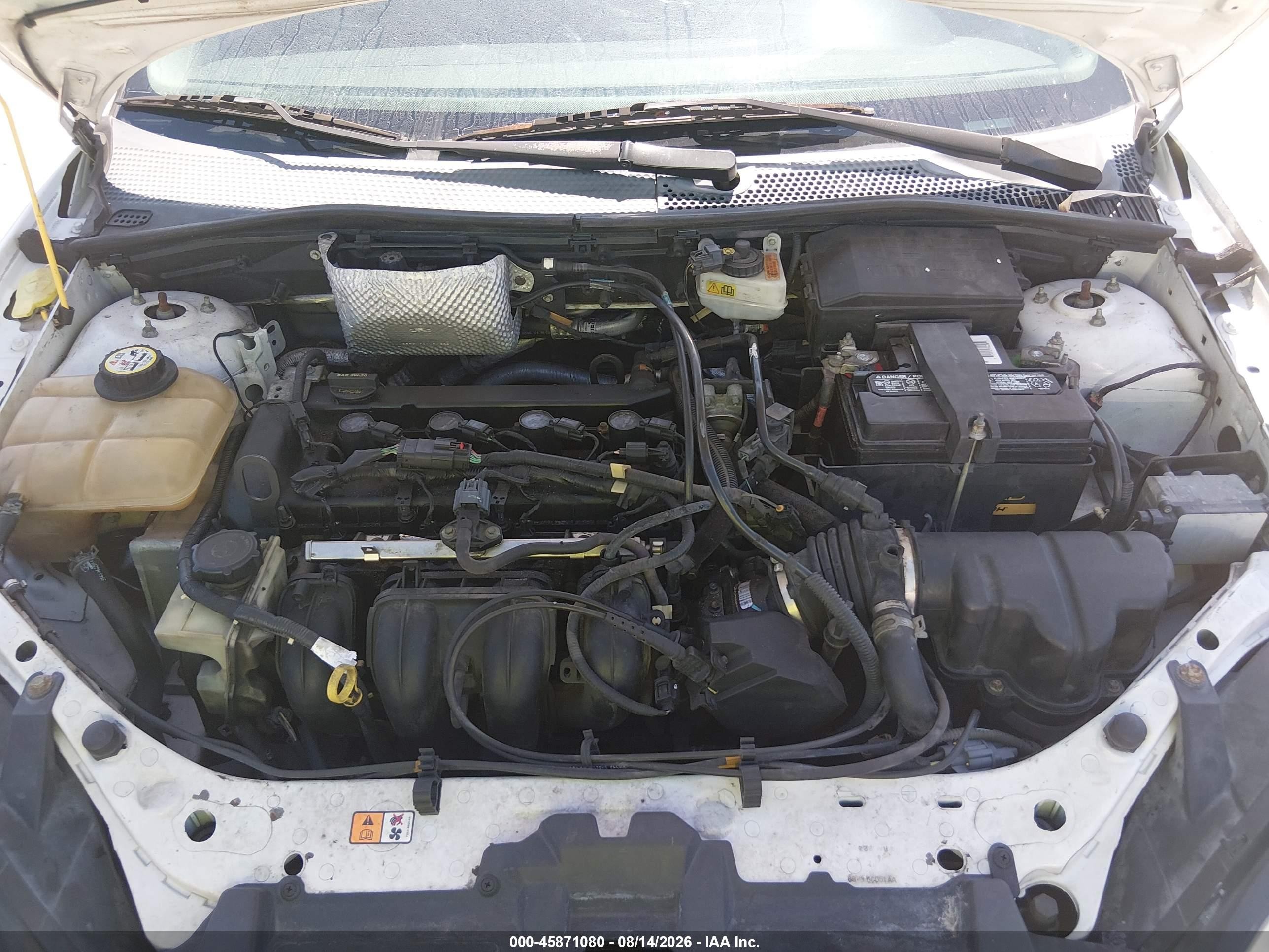 2007 Ford Focus S/se/ses Белый vin: 1FAHP37N97W262274