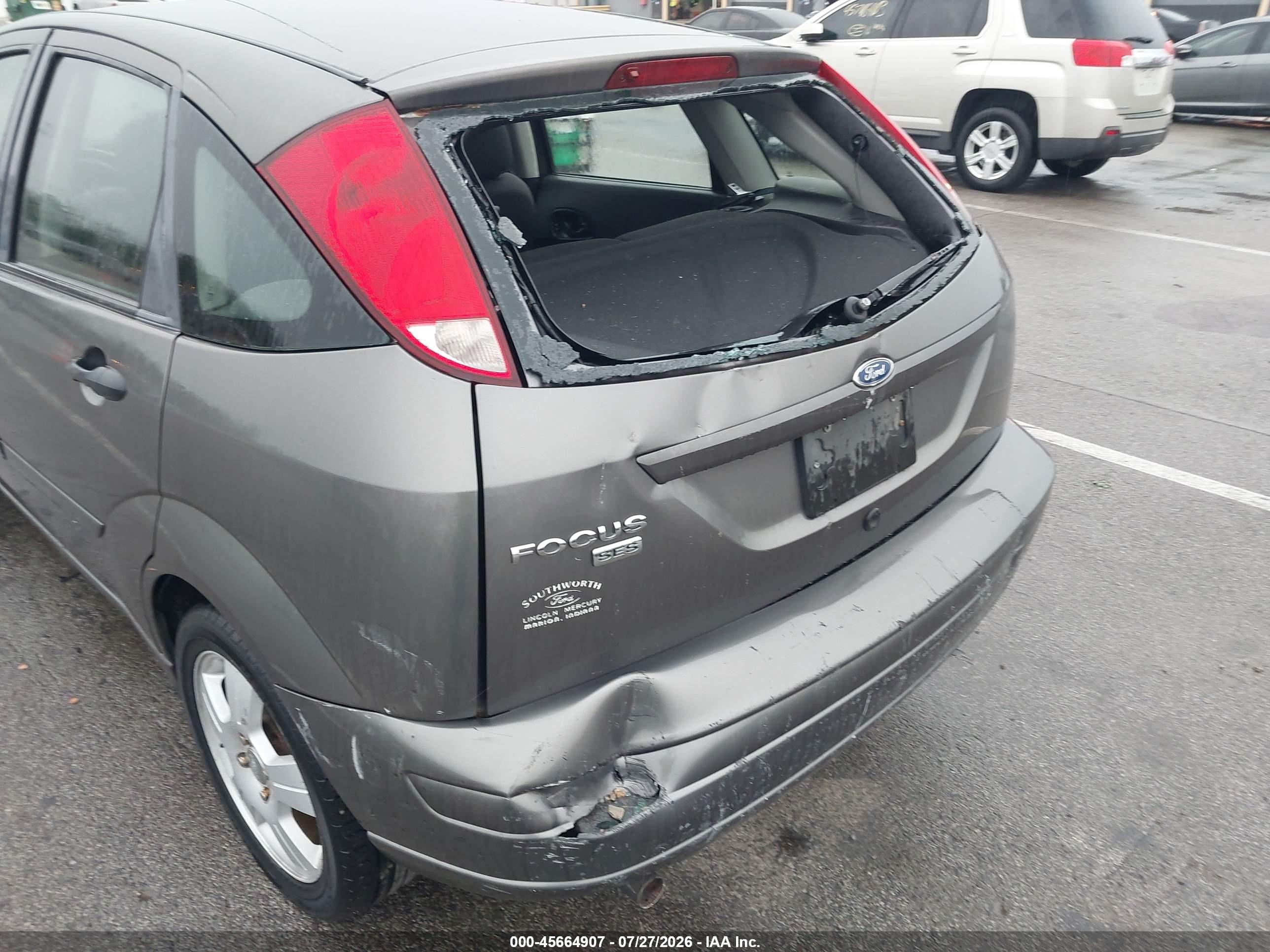 2007 Ford Focus S/se/ses Серый vin: 1FAHP37N97W291709