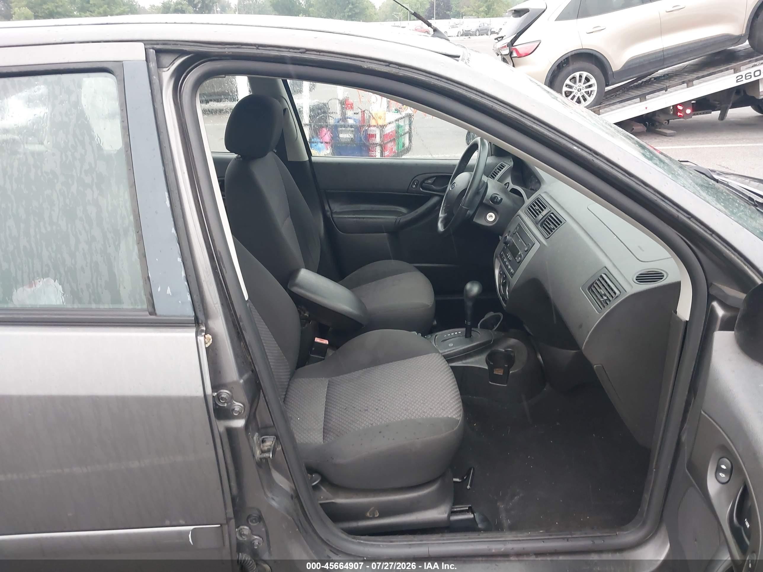 2007 Ford Focus S/se/ses Серый vin: 1FAHP37N97W291709