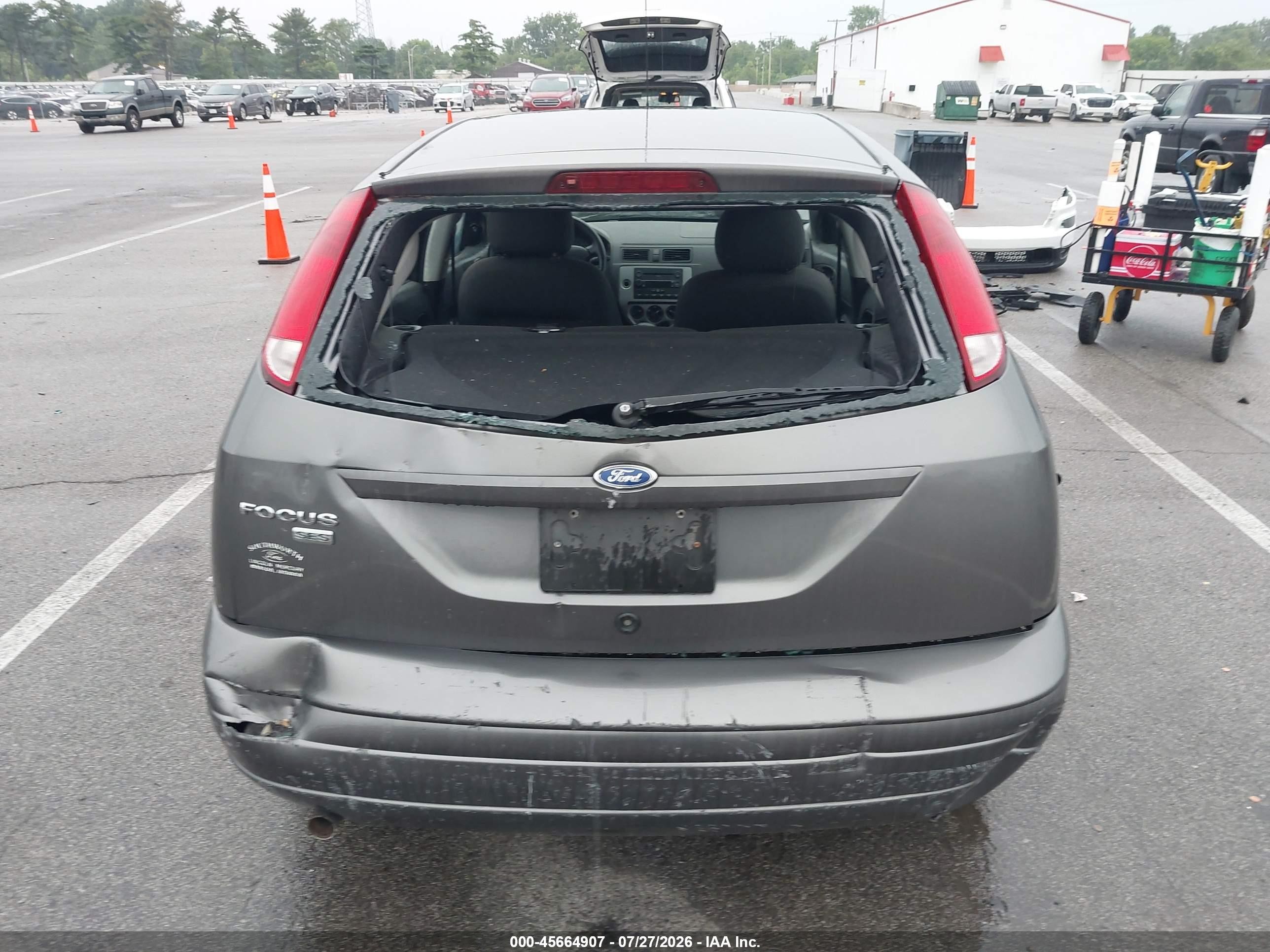 2007 Ford Focus S/se/ses Серый vin: 1FAHP37N97W291709