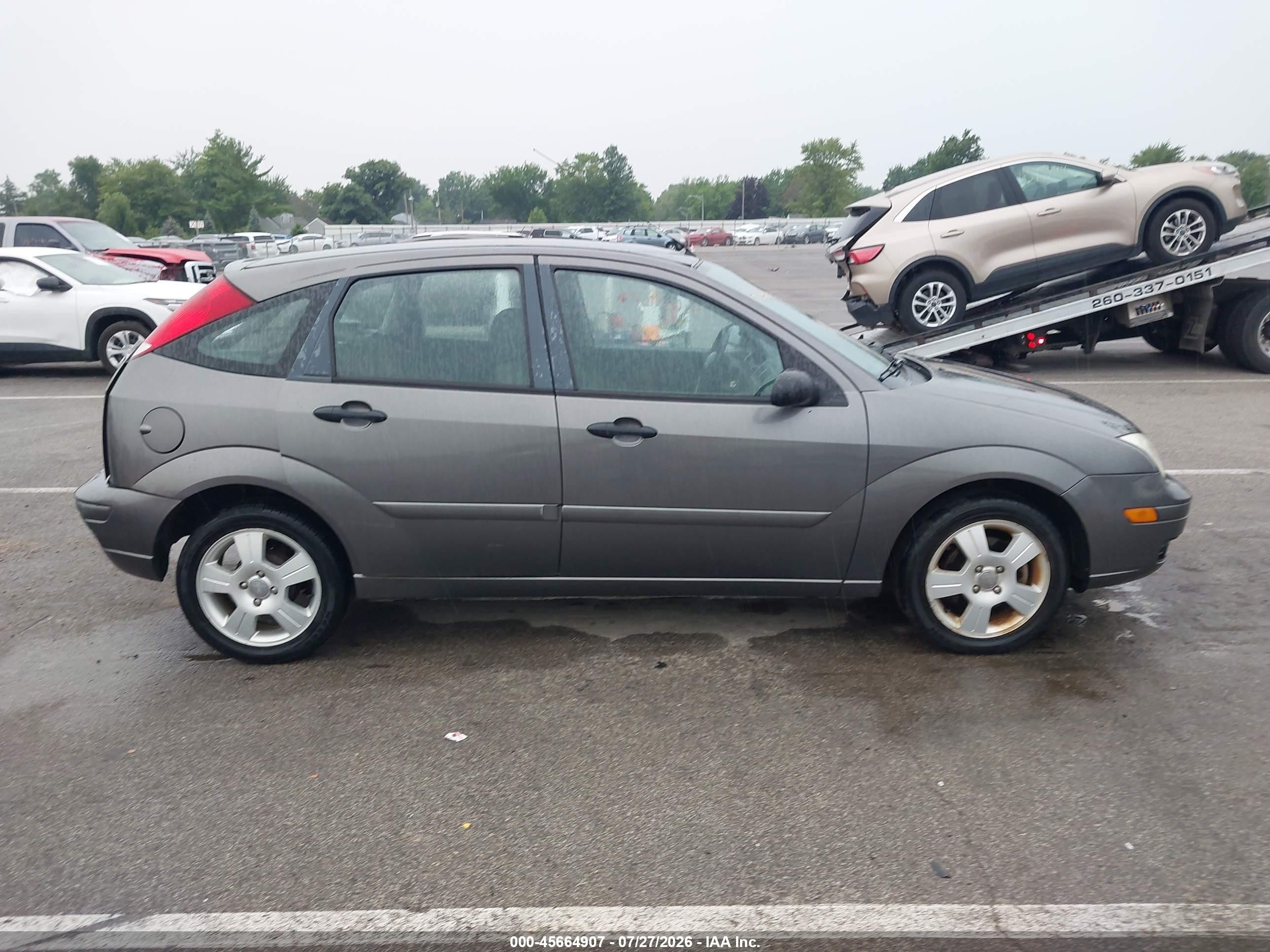 2007 Ford Focus S/se/ses Серый vin: 1FAHP37N97W291709