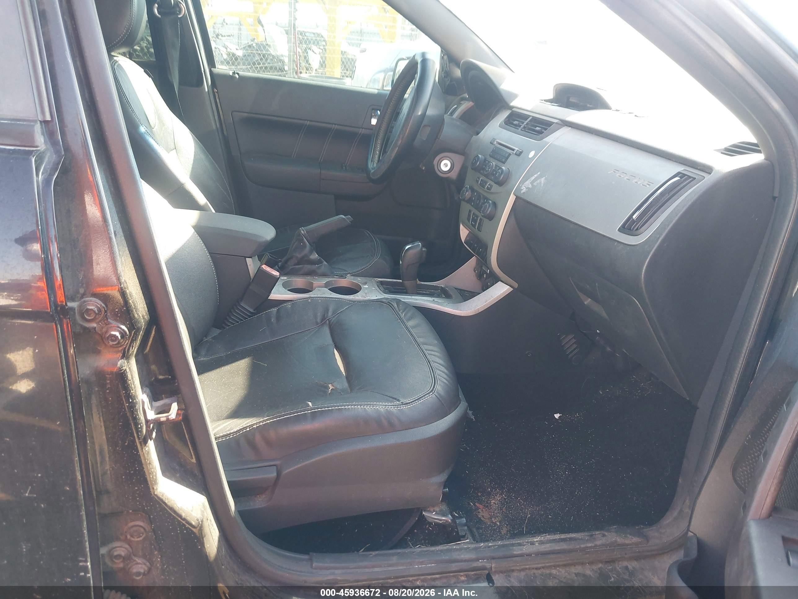 2009 Ford Focus Sel Black vin: 1FAHP37NX9W106747