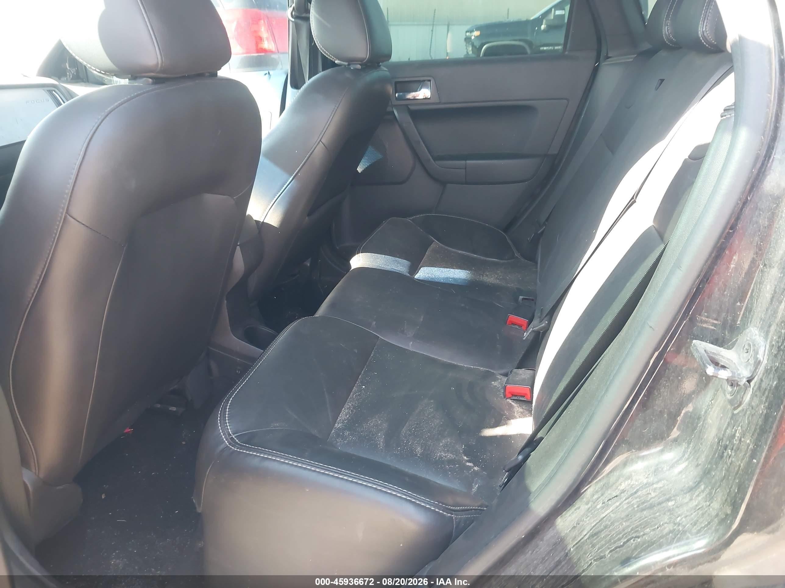 2009 Ford Focus Sel Black vin: 1FAHP37NX9W106747