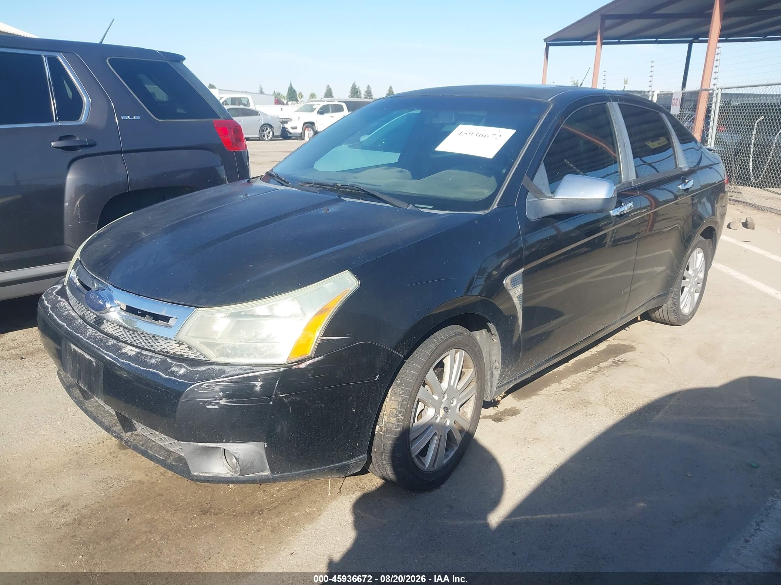 2009 Ford Focus Sel Black vin: 1FAHP37NX9W106747