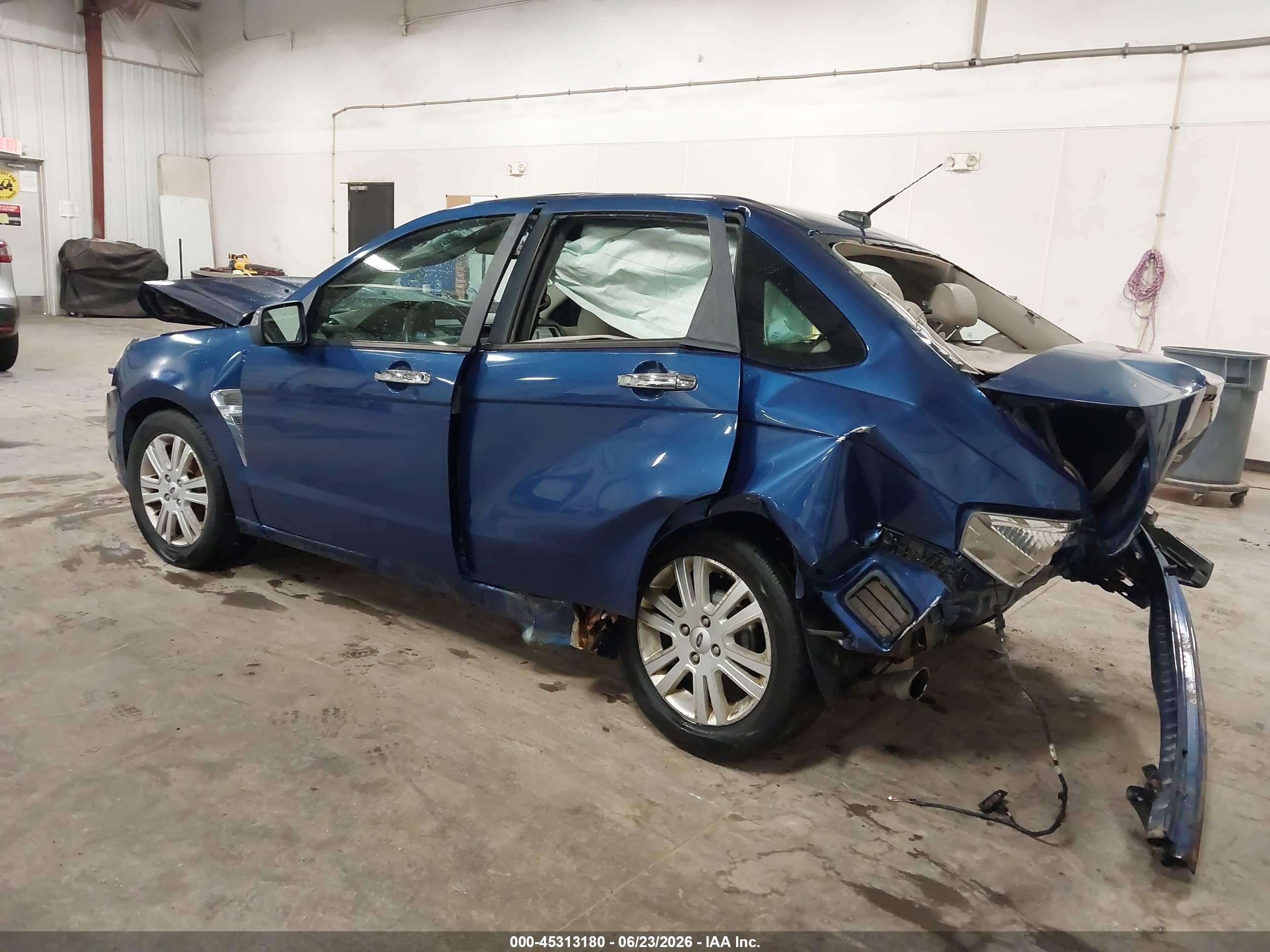 2009 Ford Focus Sel Синий vin: 1FAHP37NX9W232641