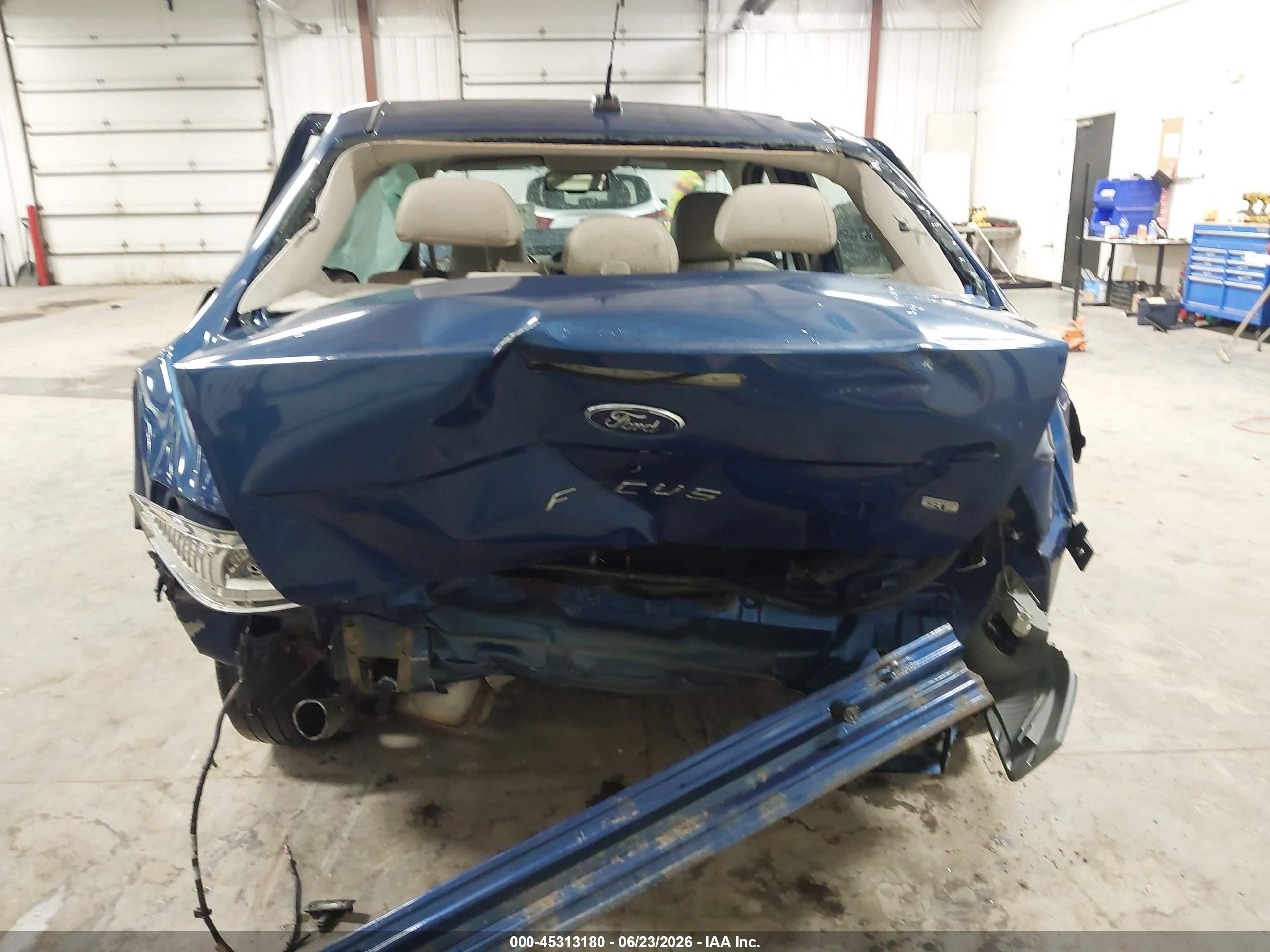2009 Ford Focus Sel Синий vin: 1FAHP37NX9W232641