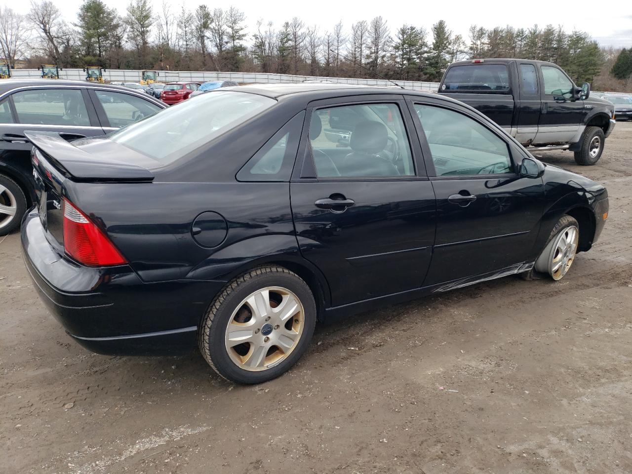 2005 Ford Focus Zx4 St Black vin: 1FAHP38Z75W301930
