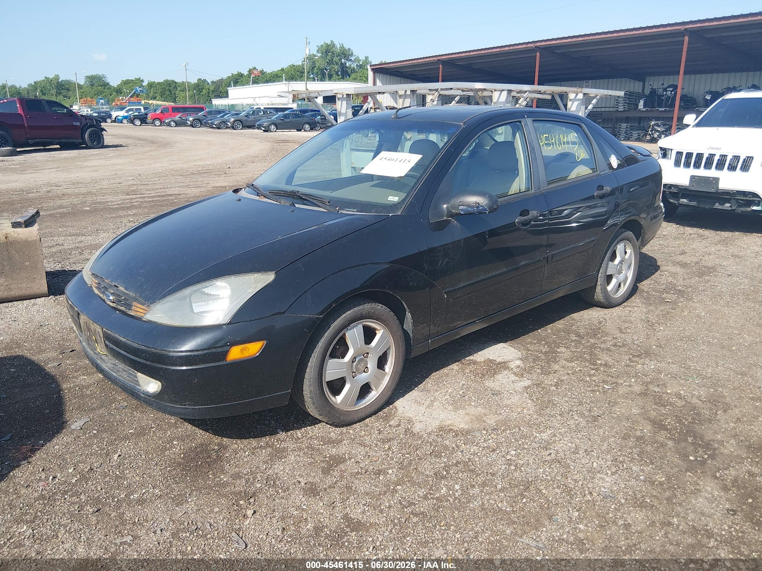 2004 Ford Focus Zts Black vin: 1FAHP38ZX4W123798