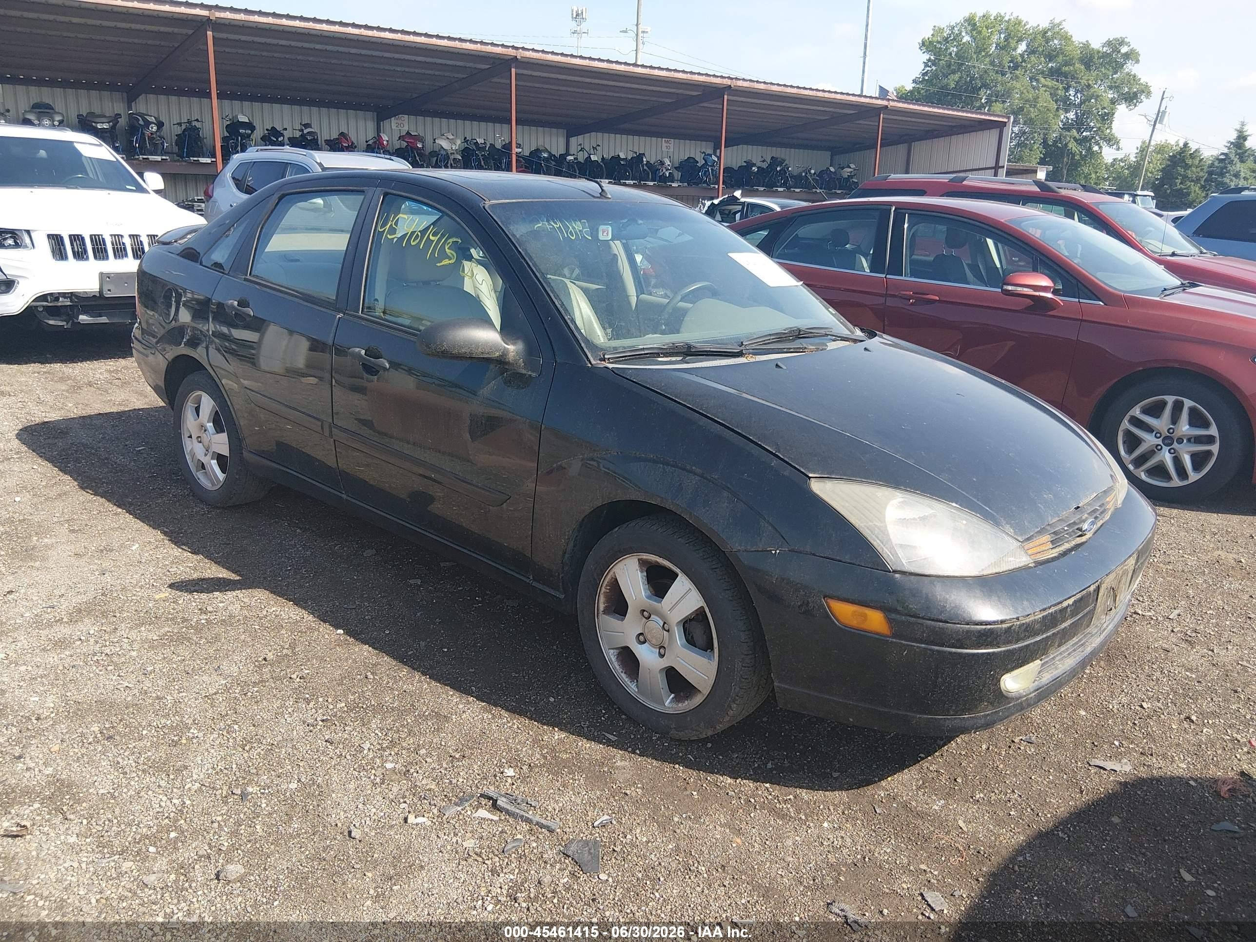 2004 Ford Focus Zts Black vin: 1FAHP38ZX4W123798