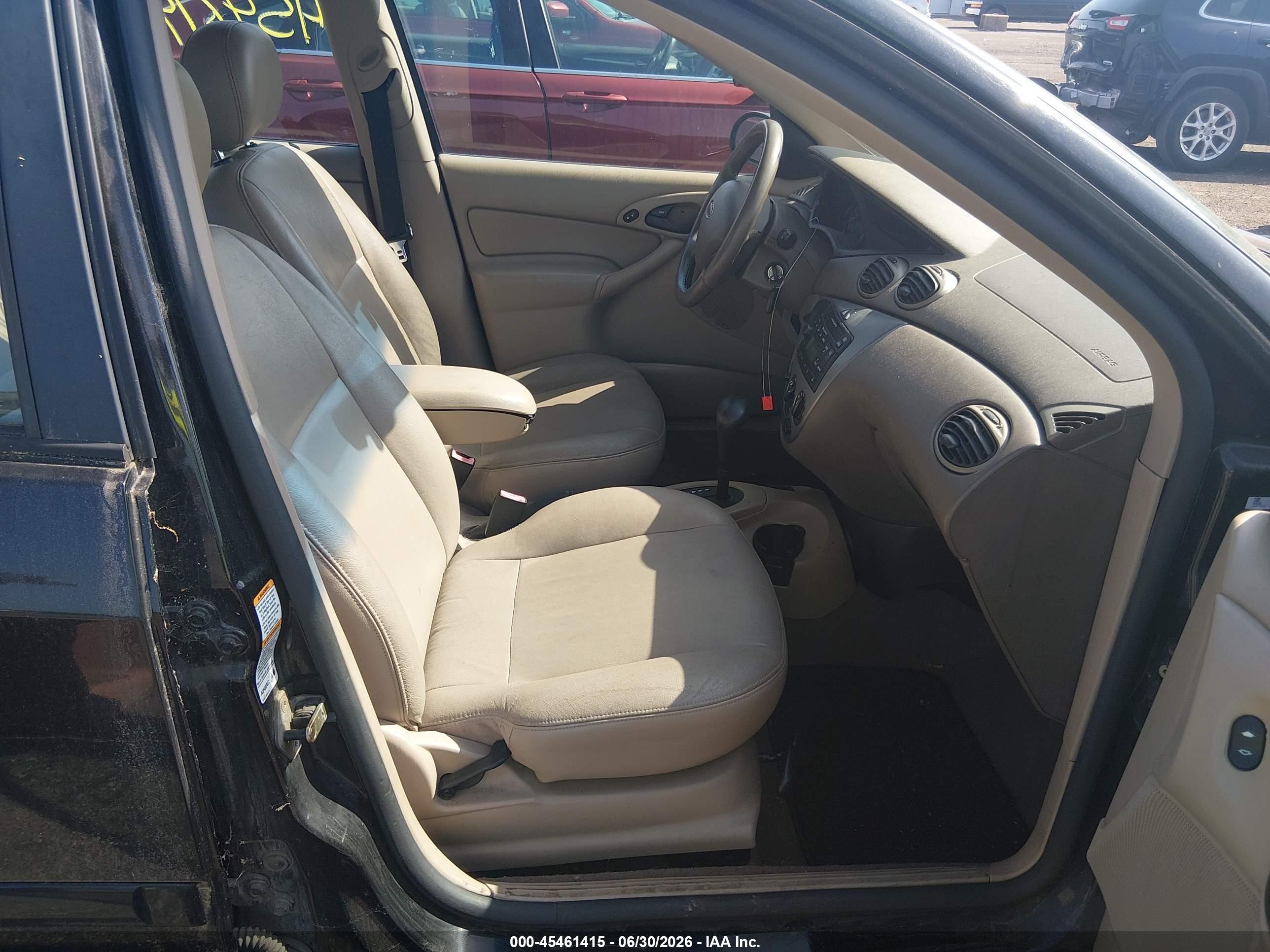 2004 Ford Focus Zts Black vin: 1FAHP38ZX4W123798