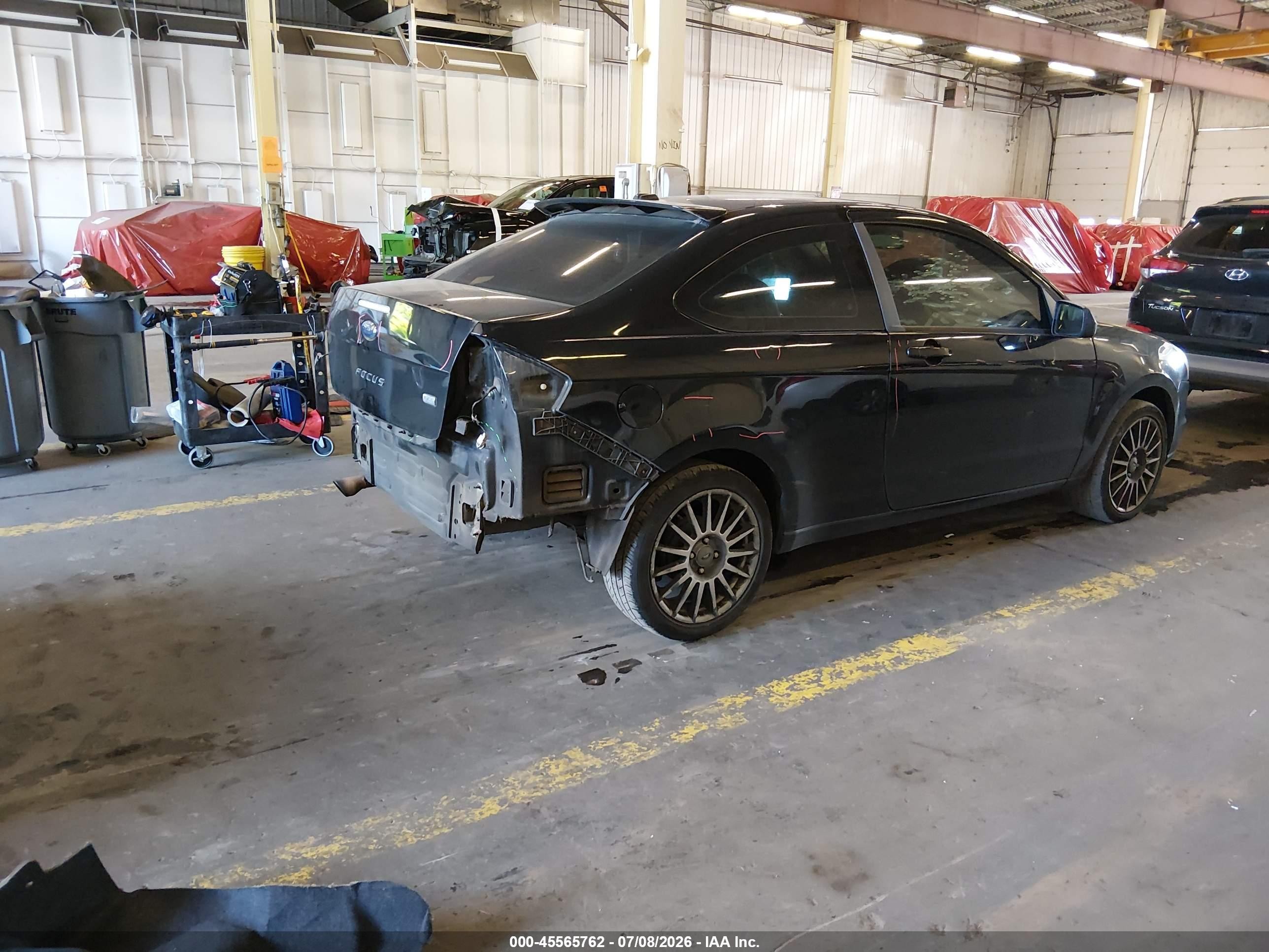 2010 Ford Focus Ses Black vin: 1FAHP3DN2AW202316