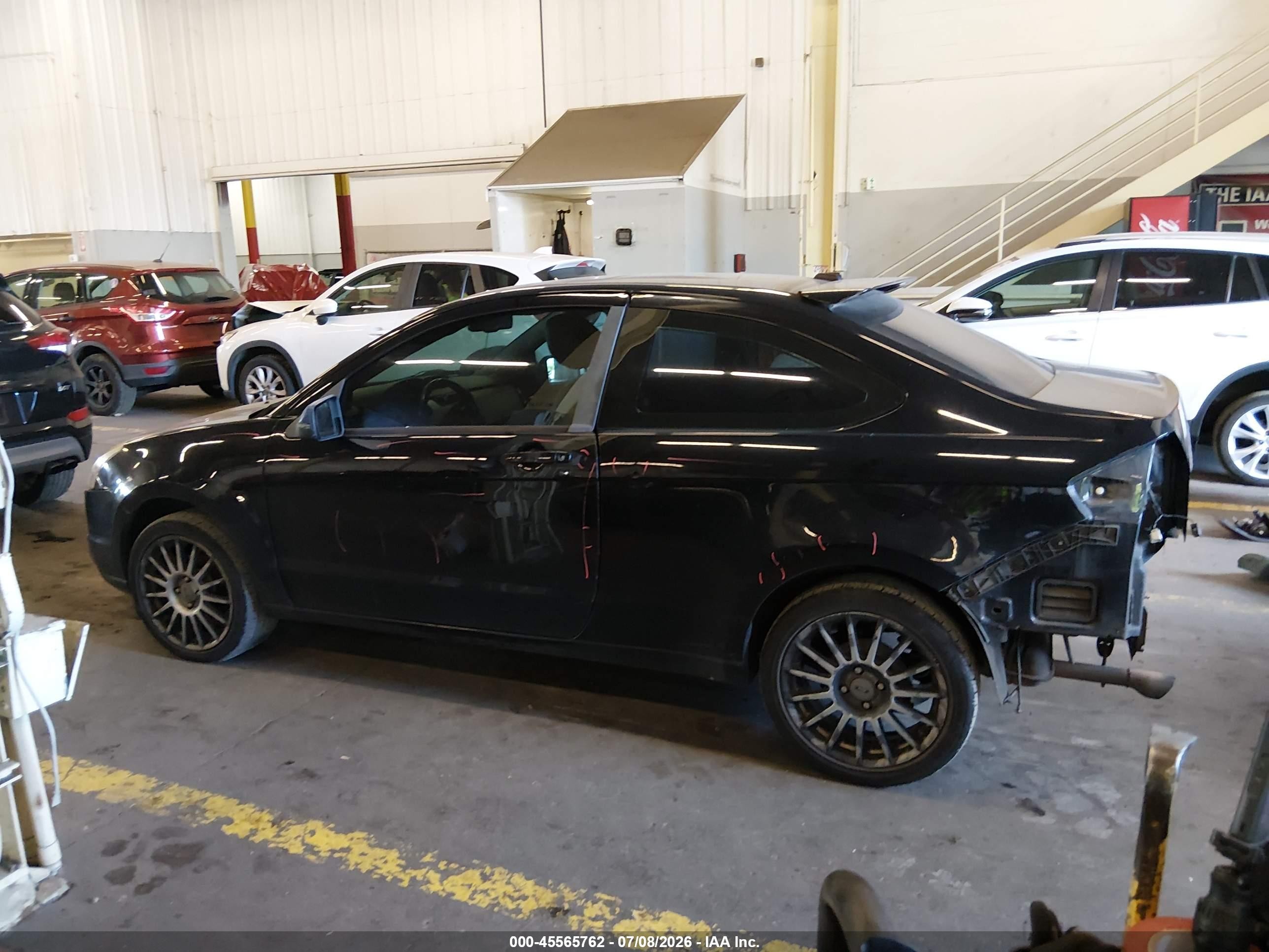 2010 Ford Focus Ses Black vin: 1FAHP3DN2AW202316