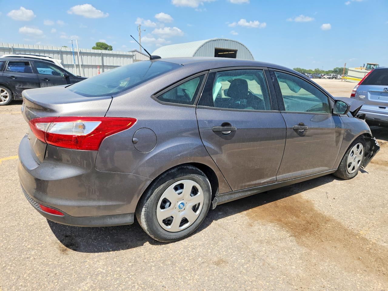 2012 Ford Focus S Gray vin: 1FAHP3E20CL235890