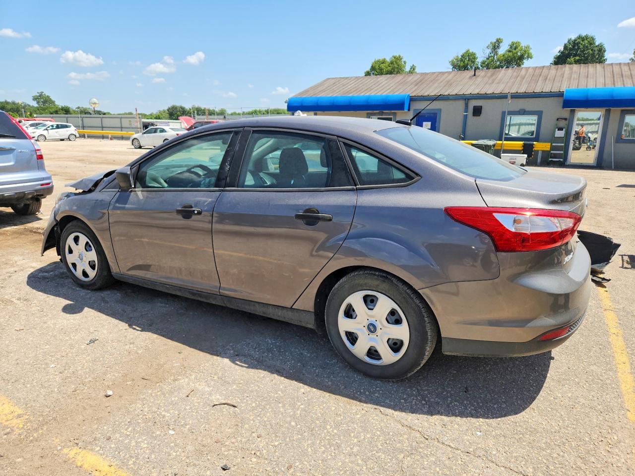 2012 Ford Focus S Gray vin: 1FAHP3E20CL235890