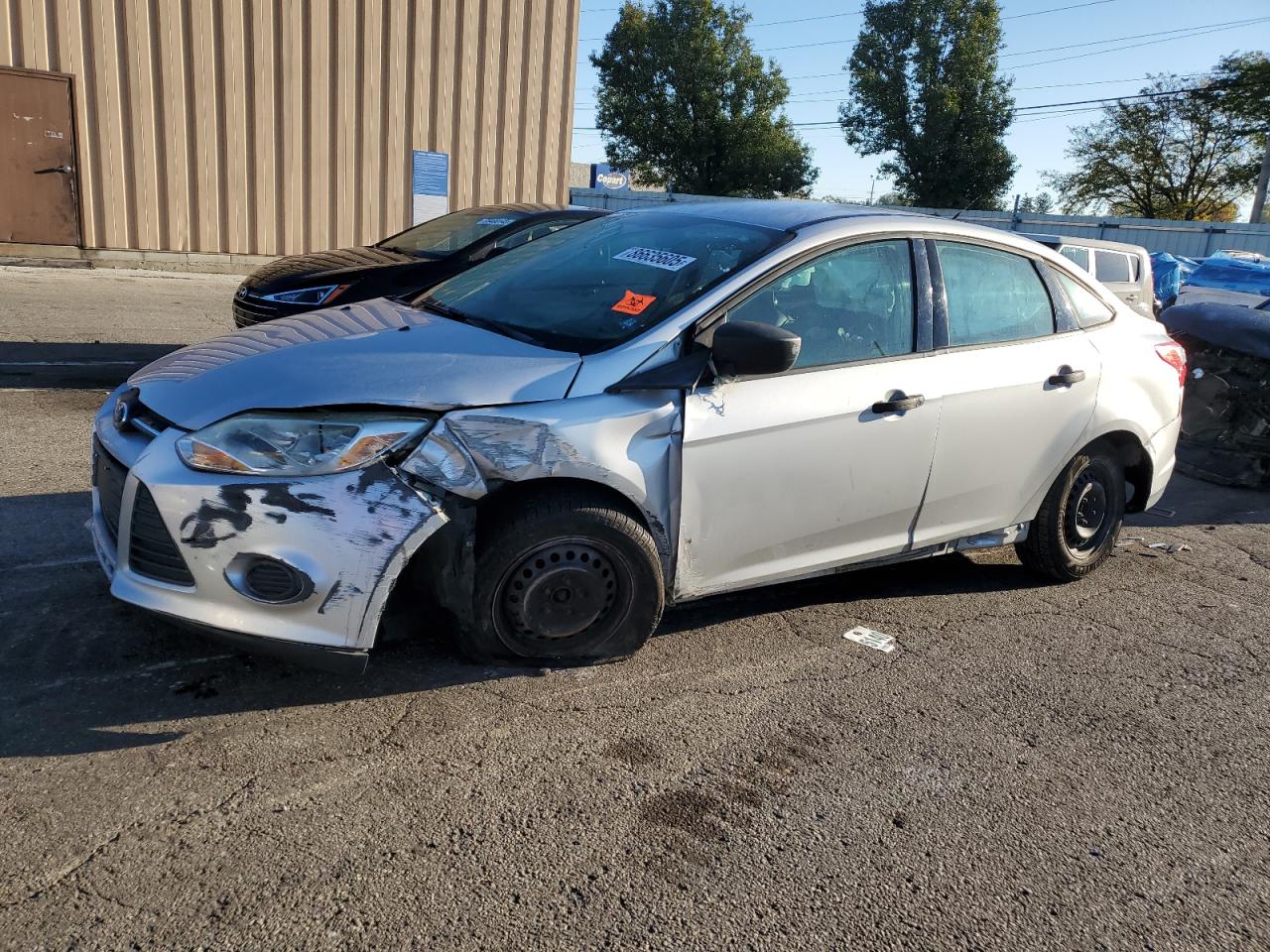 2012 Ford Focus S Silver vin: 1FAHP3E20CL372389