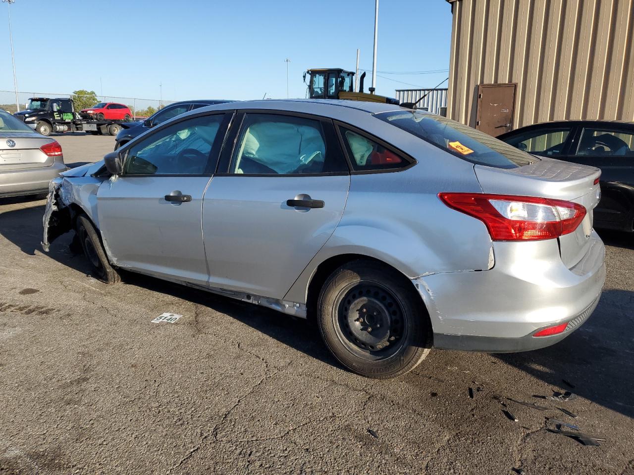 2012 Ford Focus S Silver vin: 1FAHP3E20CL372389