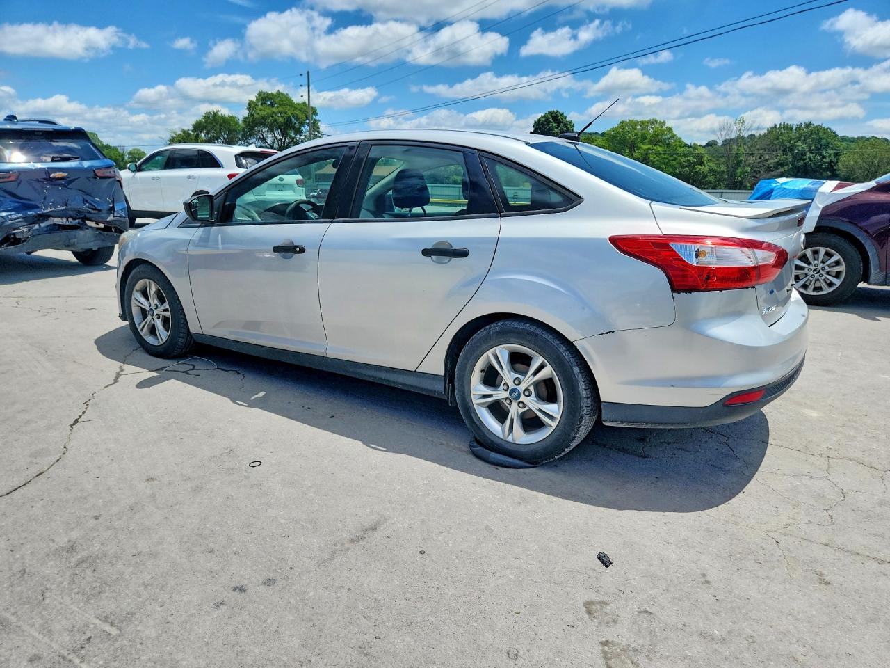 2012 Ford Focus S Silver vin: 1FAHP3E21CL346741