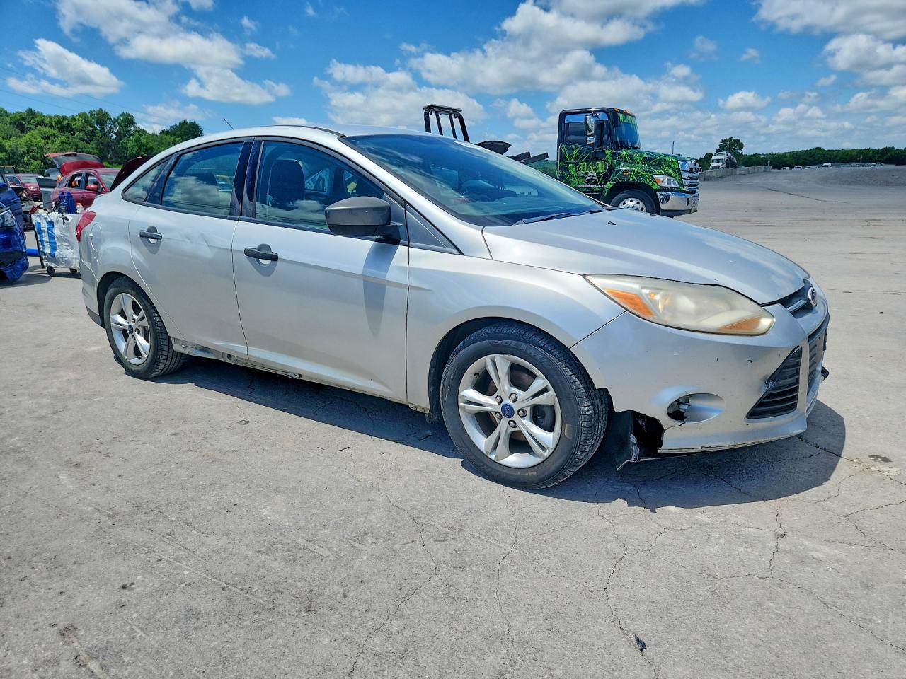 2012 Ford Focus S Silver vin: 1FAHP3E21CL346741