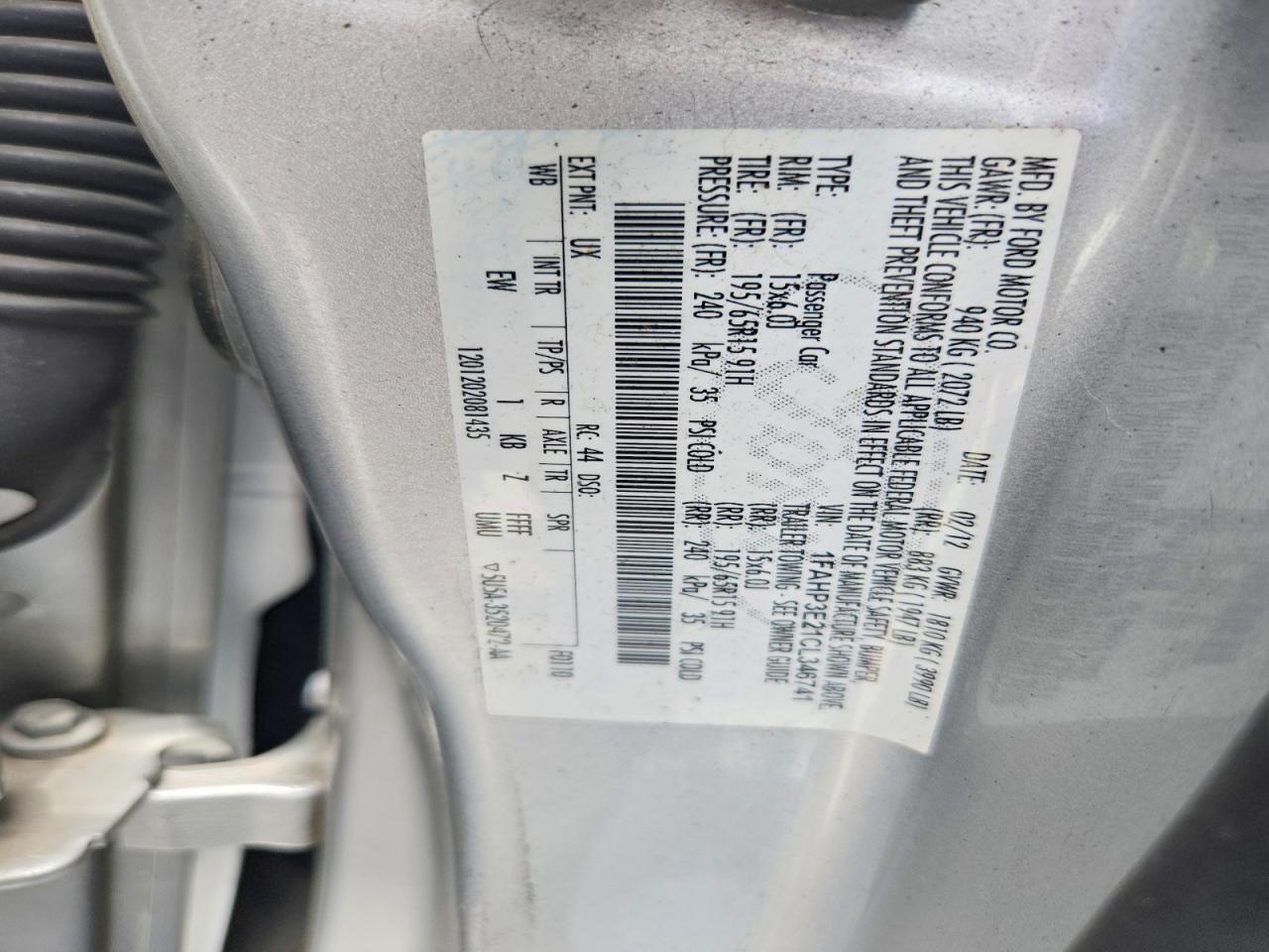 2012 Ford Focus S Silver vin: 1FAHP3E21CL346741