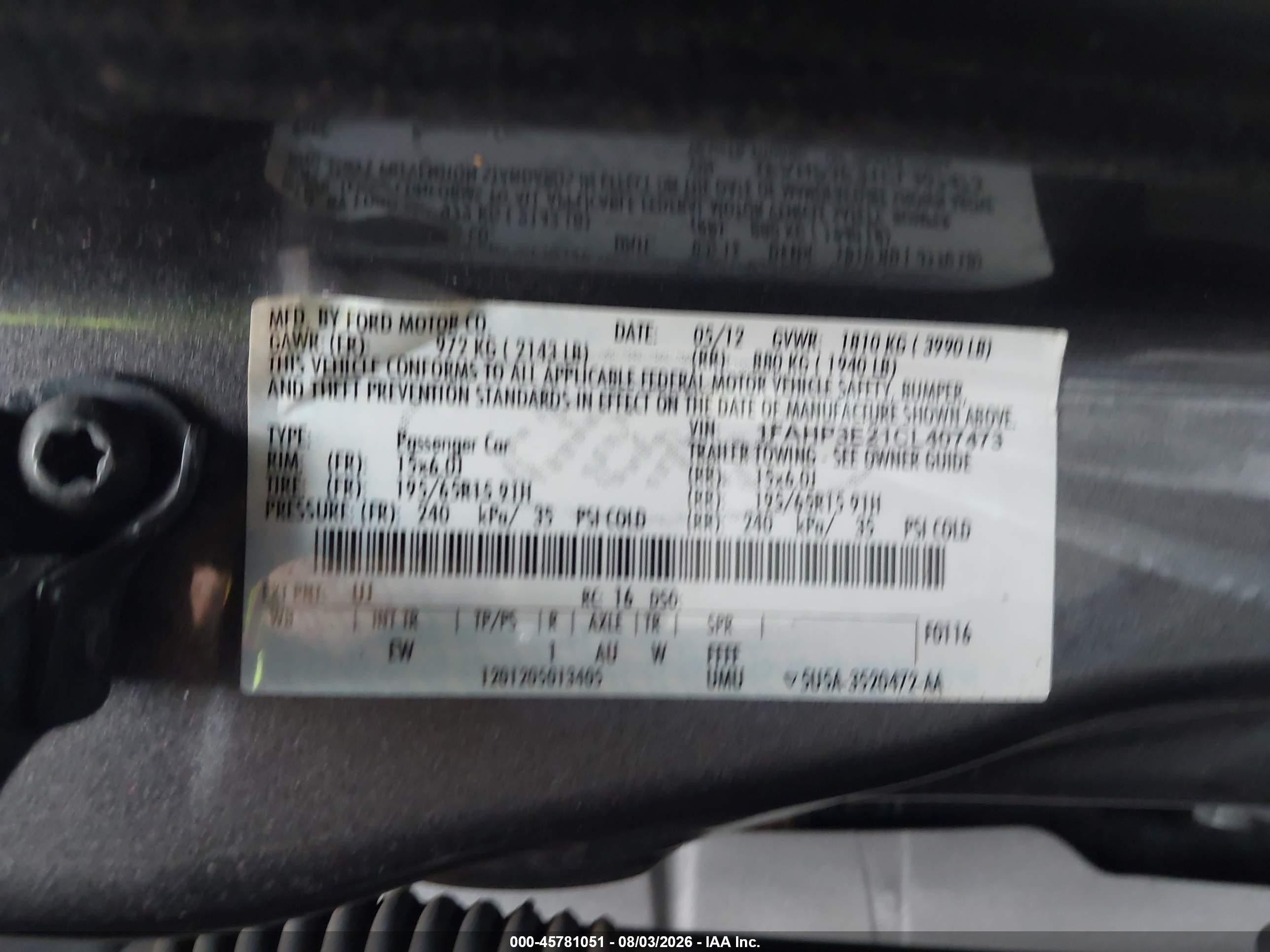 2012 Ford Focus S Silver vin: 1FAHP3E21CL407473