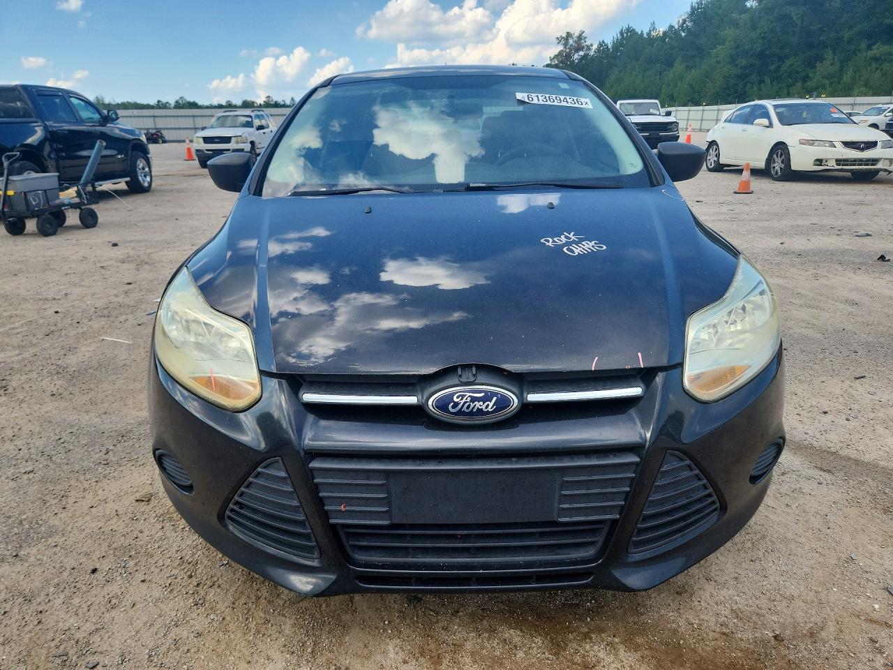2012 Ford Focus S Charcoal vin: 1FAHP3E22CL369736