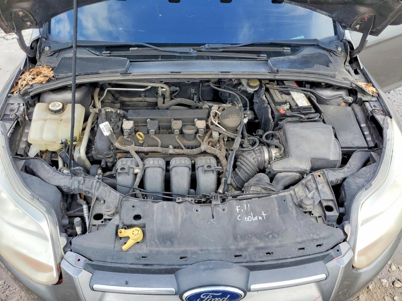 2012 Ford Focus S Gray vin: 1FAHP3E23CL167360