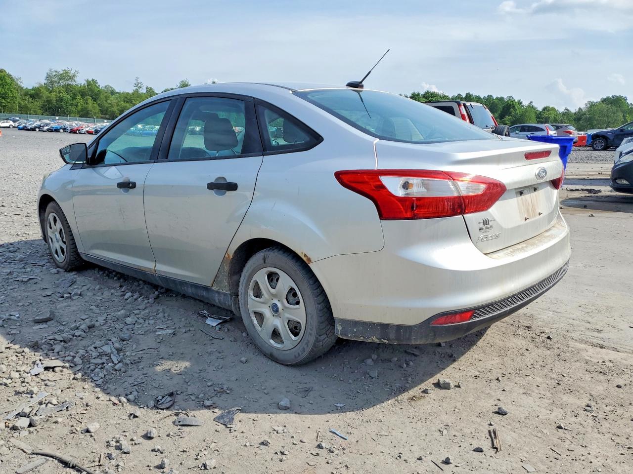 2012 Ford Focus S Silver vin: 1FAHP3E23CL182344