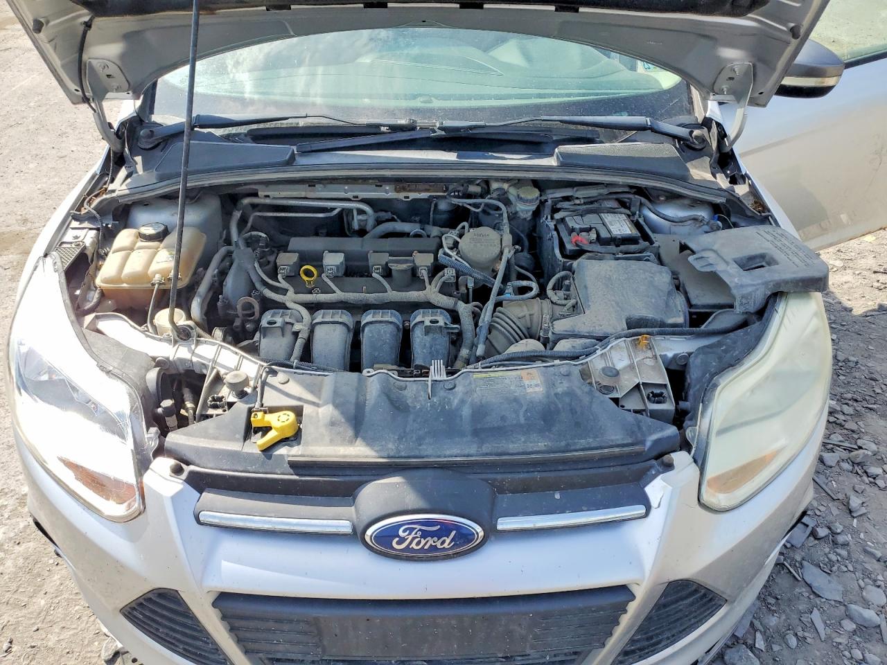 2012 Ford Focus S Silver vin: 1FAHP3E23CL182344