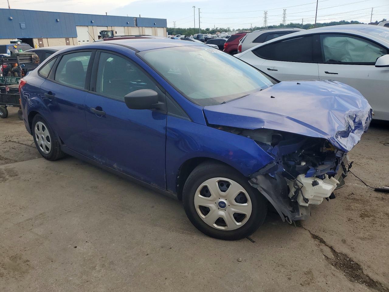 2012 Ford Focus S Blue vin: 1FAHP3E23CL229825