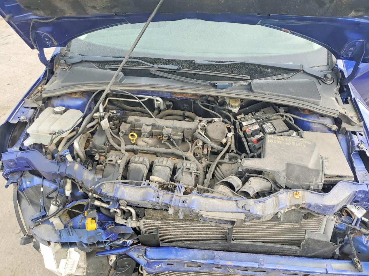 2012 Ford Focus S Blue vin: 1FAHP3E23CL229825